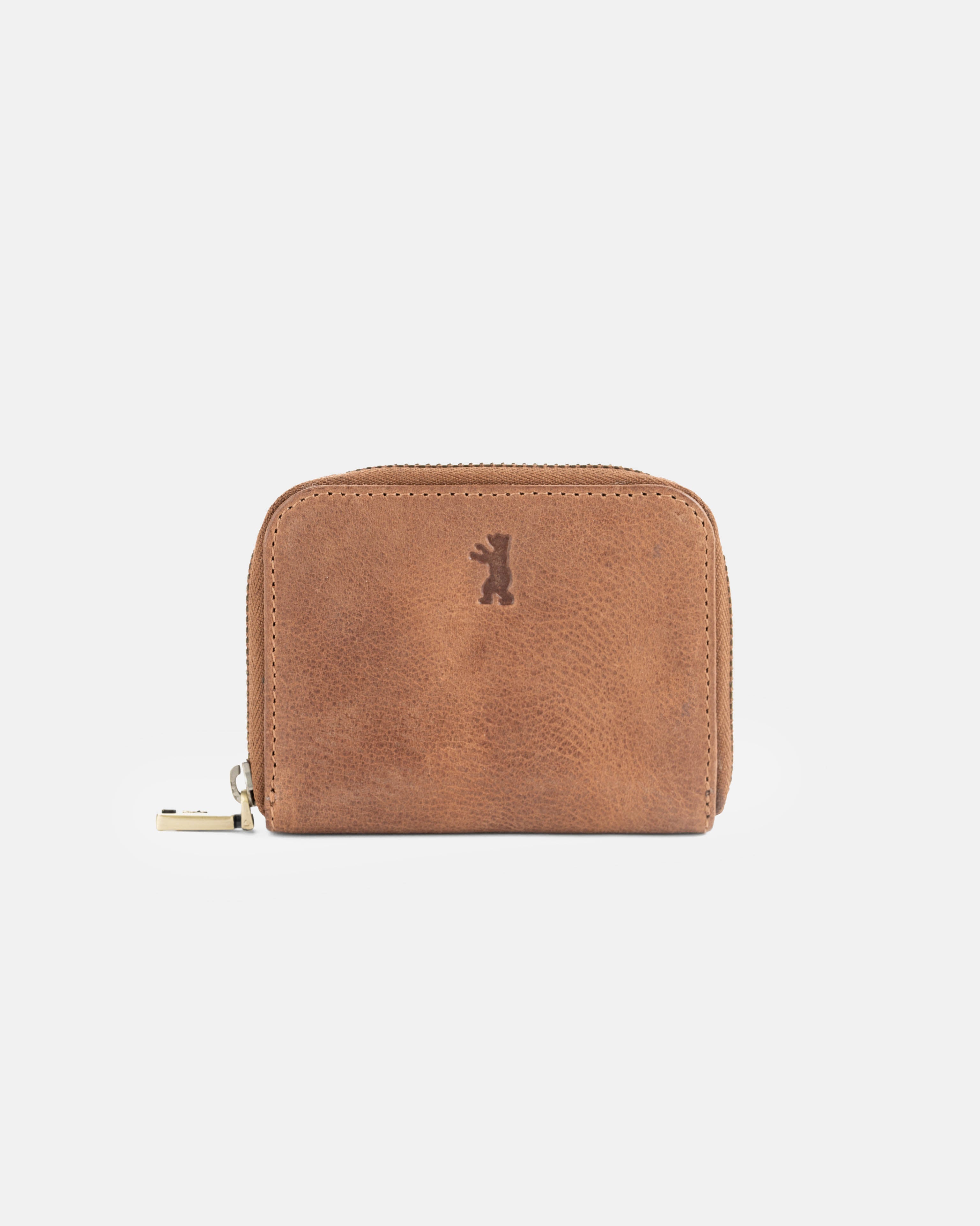 berliner-bags-braga-portefeuille-cuir-camel-slim-zip image 1