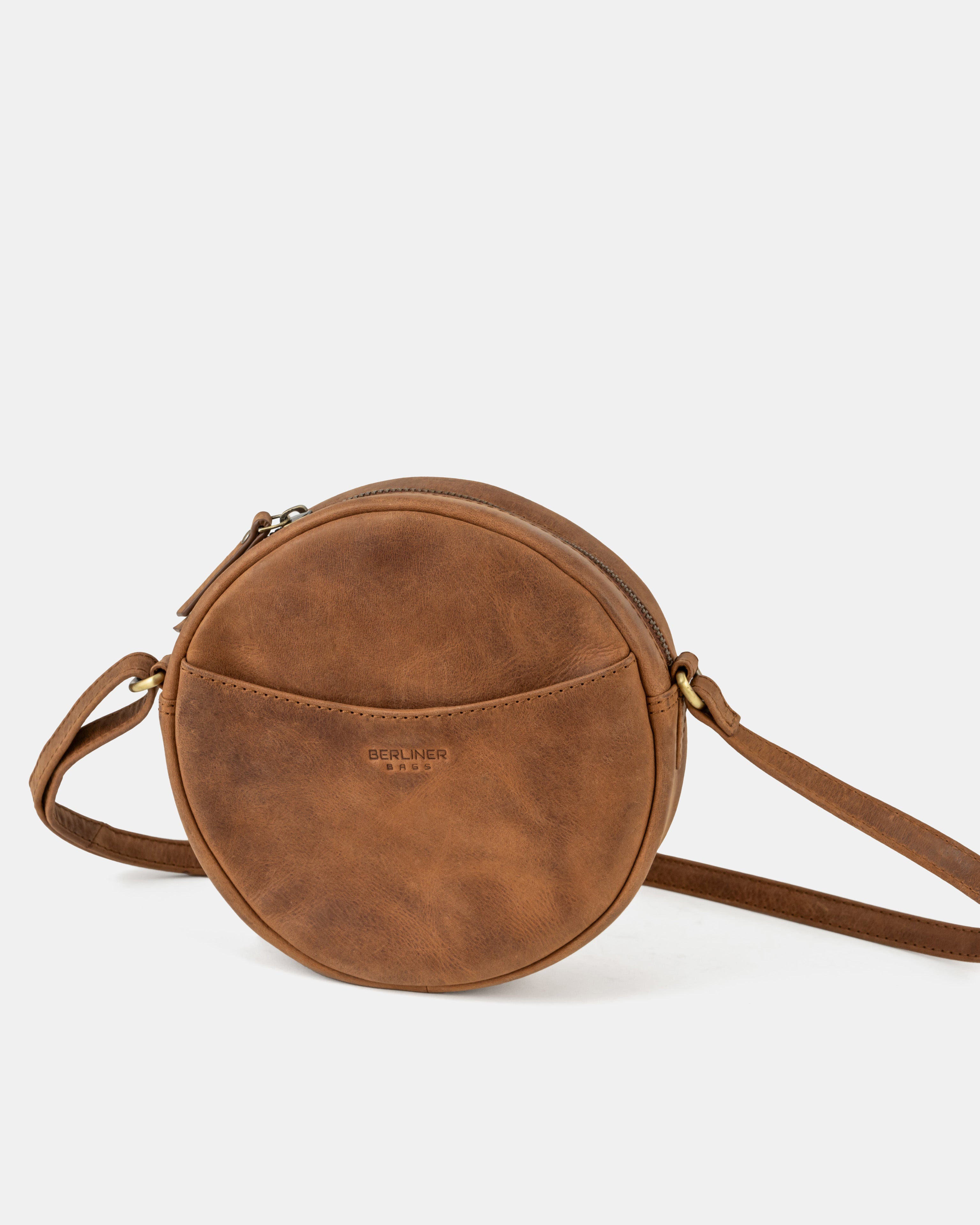 berliner-bags-moon-sac-rond-cuir-camel-bandouli-re image 7