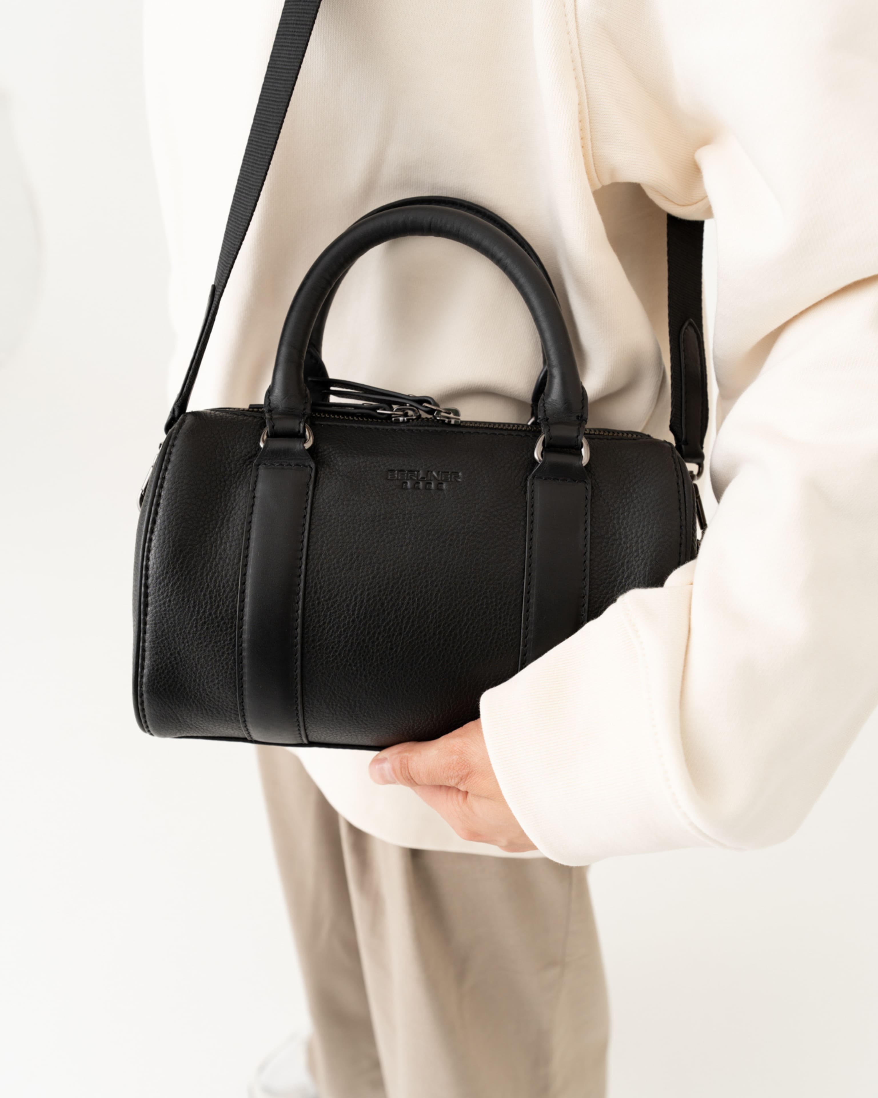 berliner-bags-gigi-sac-bandouli-re-noir-poign-e image 7