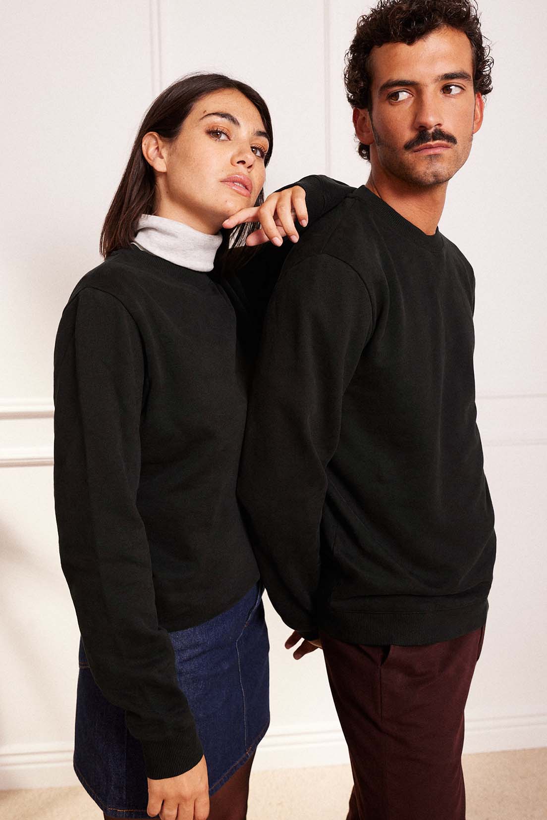 le-pantalon-sweats-homme-sweat-noir-coton-bio-pais image 2
