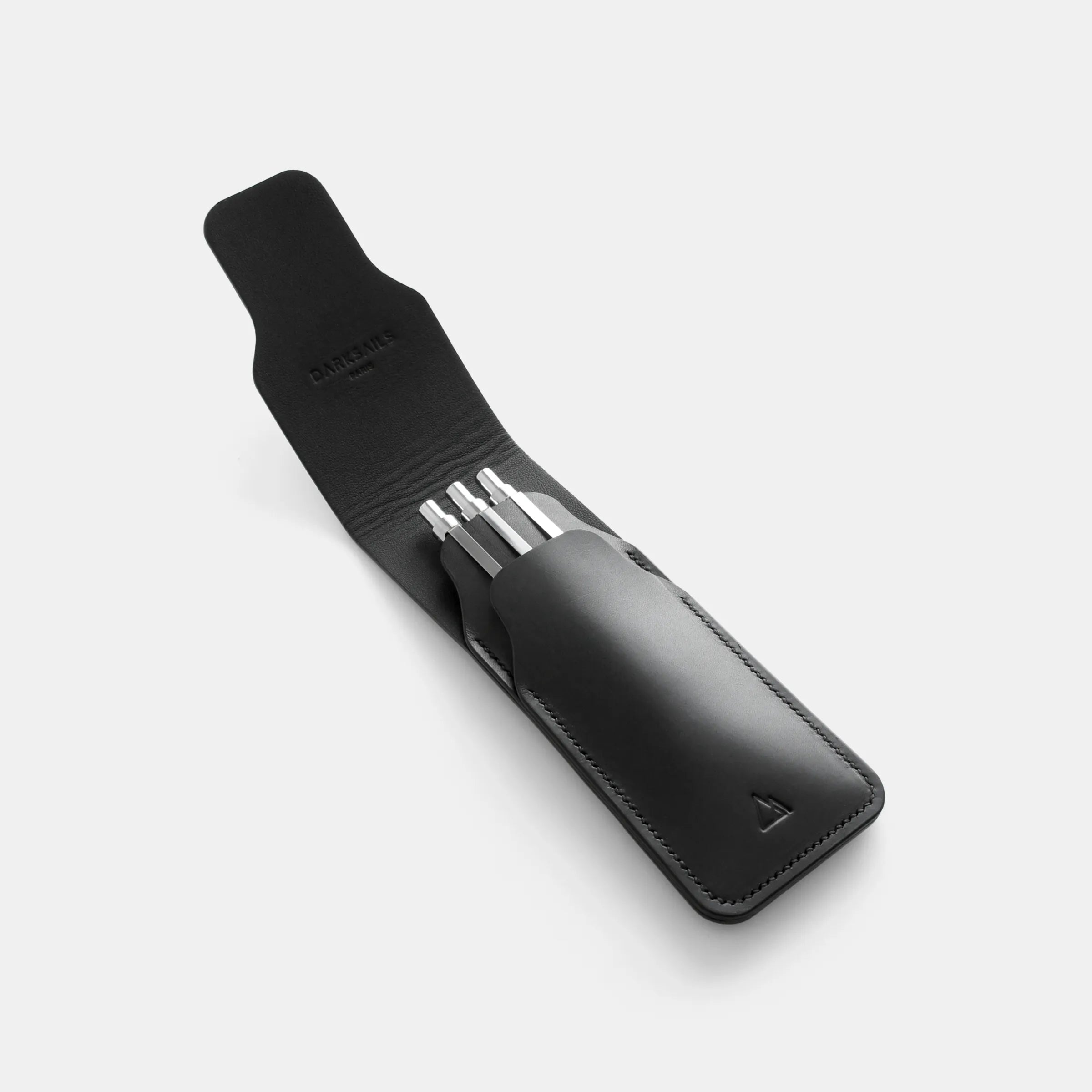 darksails-edc-tui-stylos-cuir-noir-3-stylos image 6
