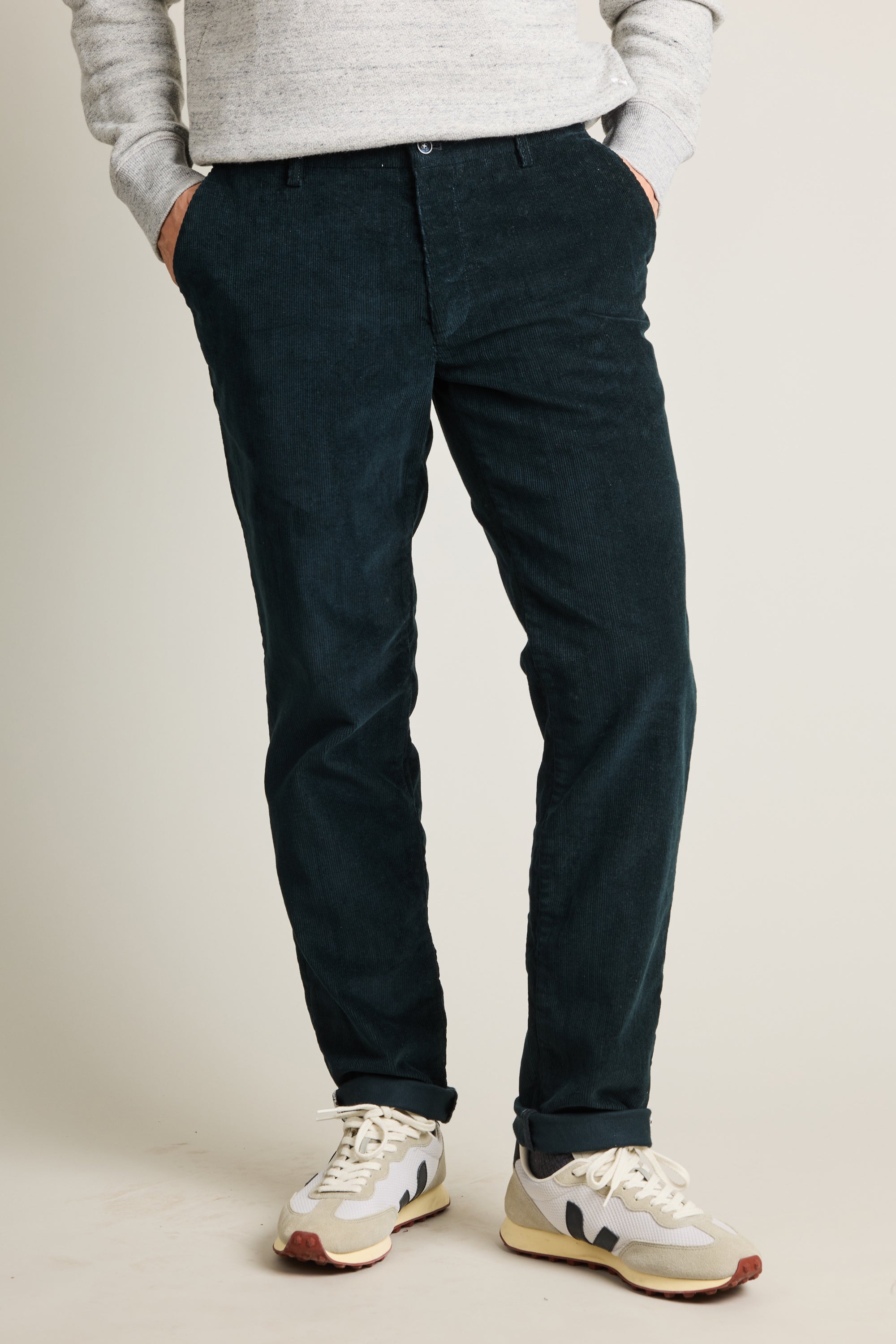 le-pantalon-velours-vert-anglais-chino-velours-coton image 6