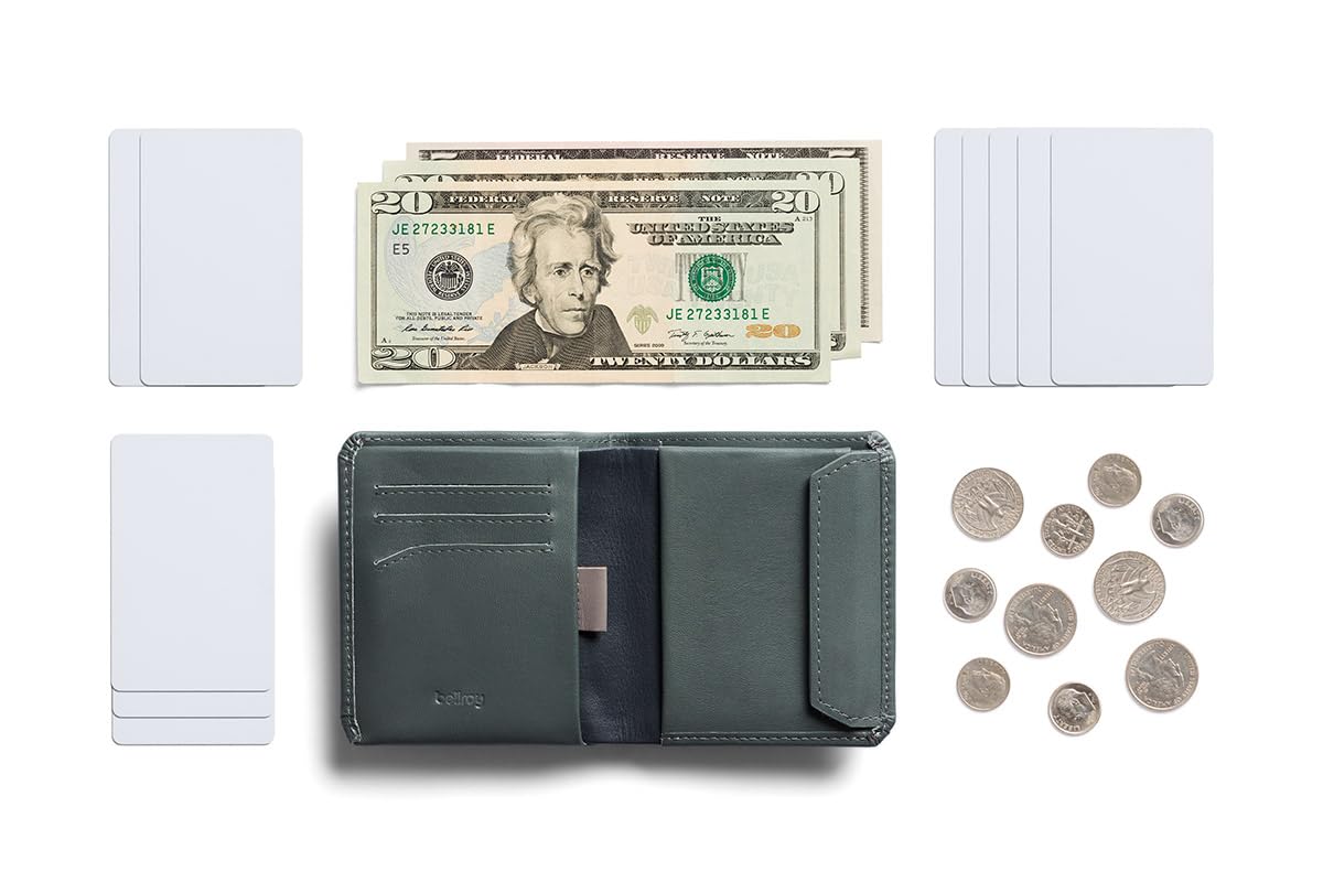 bellroy-coin-wallet-portefeuille-everglade-cuir-8-cartes image 7