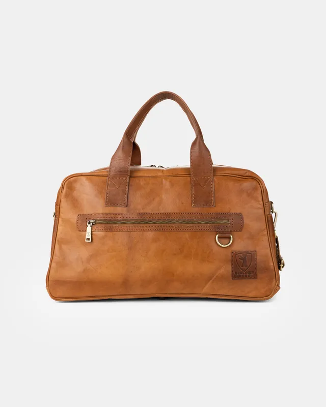berliner-bags-austin-2-0-sac-voyage-cuir-marron-m image 1
