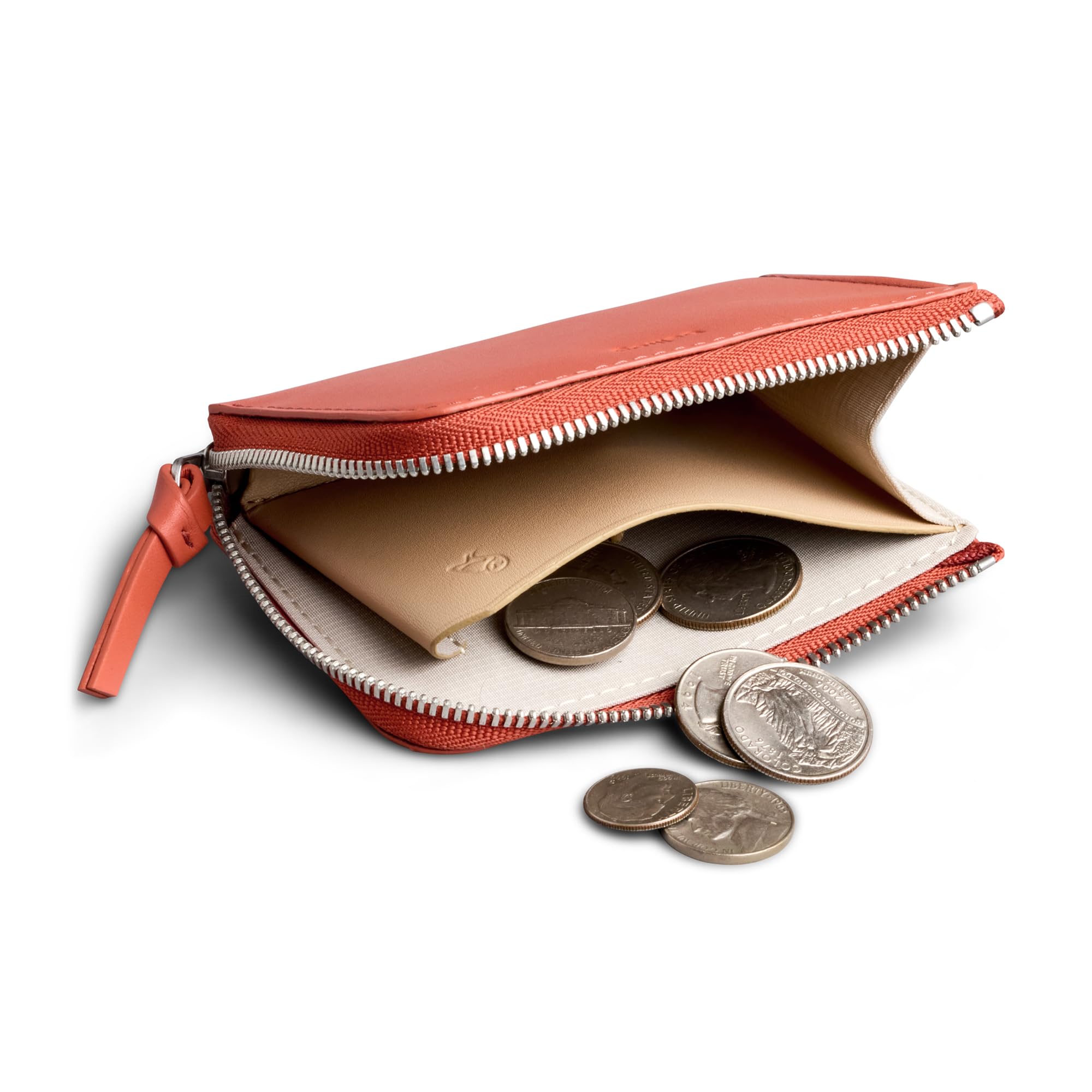 bellroy-l-pocket-portefeuille-zip-bloodorange-cuir-rfid image 4