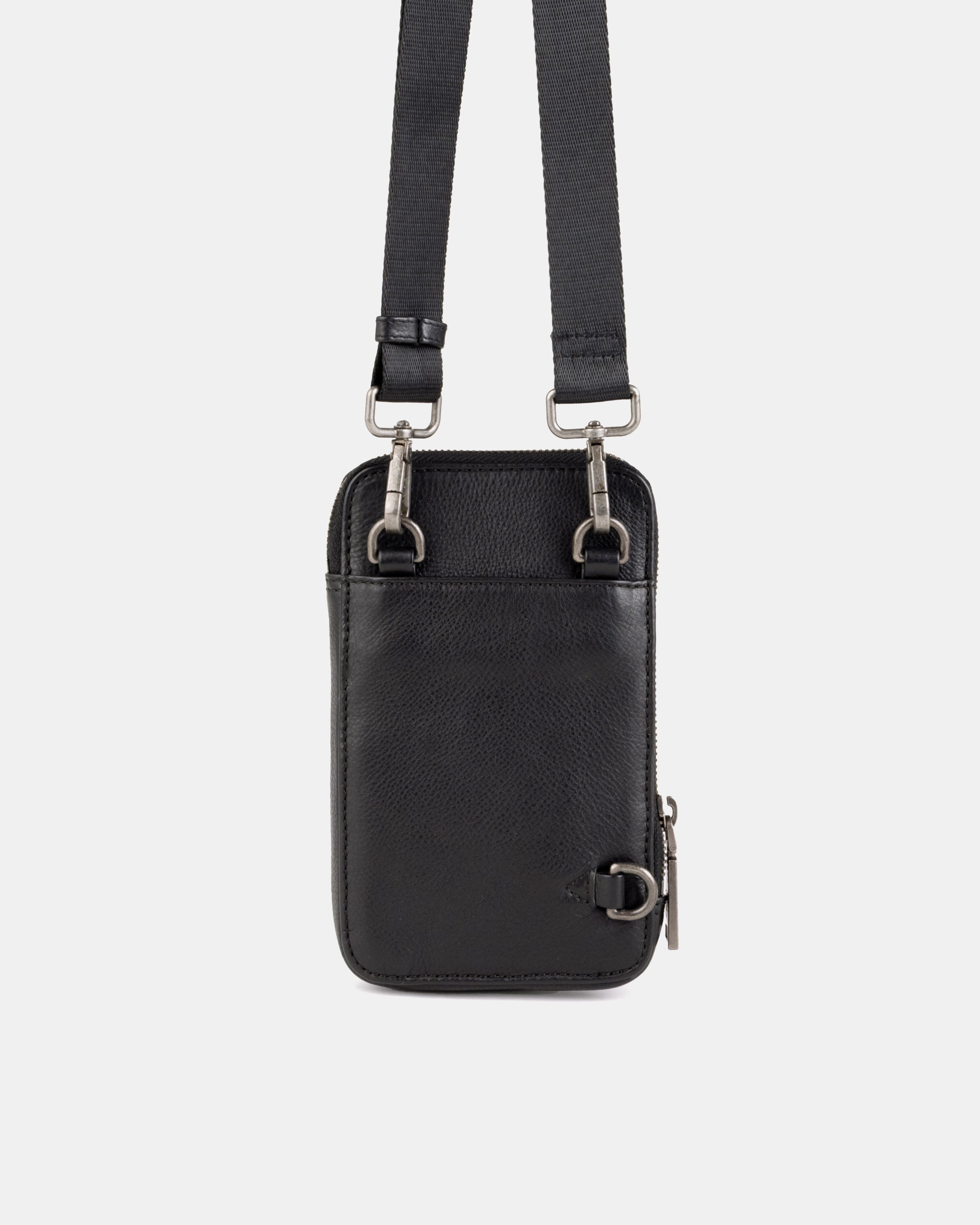berliner-bags-prague-sac-bandouli-re-cuir-noir-zipp image 8
