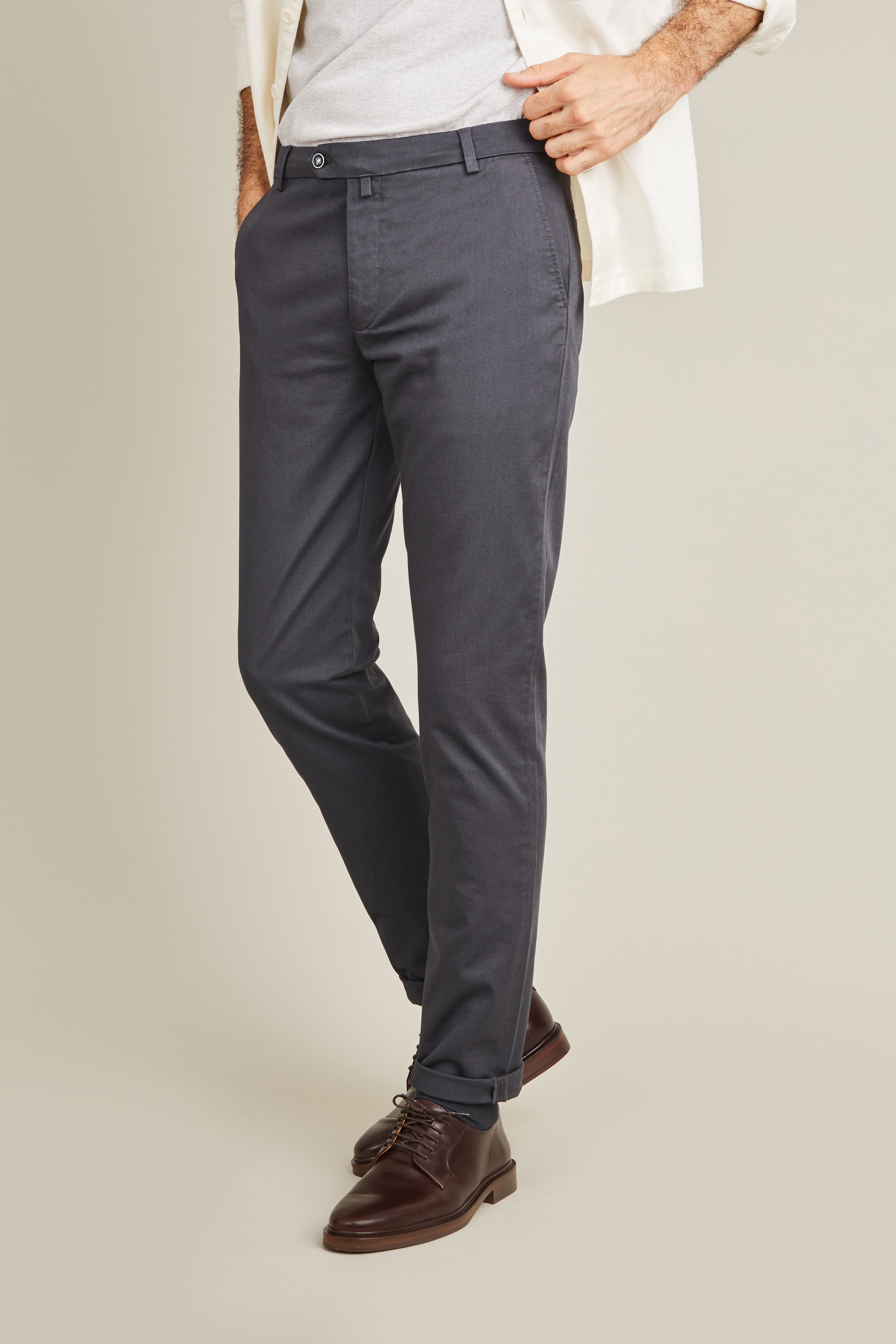 le-pantalon-chinos-homme-fm-lpc-27-pantalon-gris-anthracite image 4