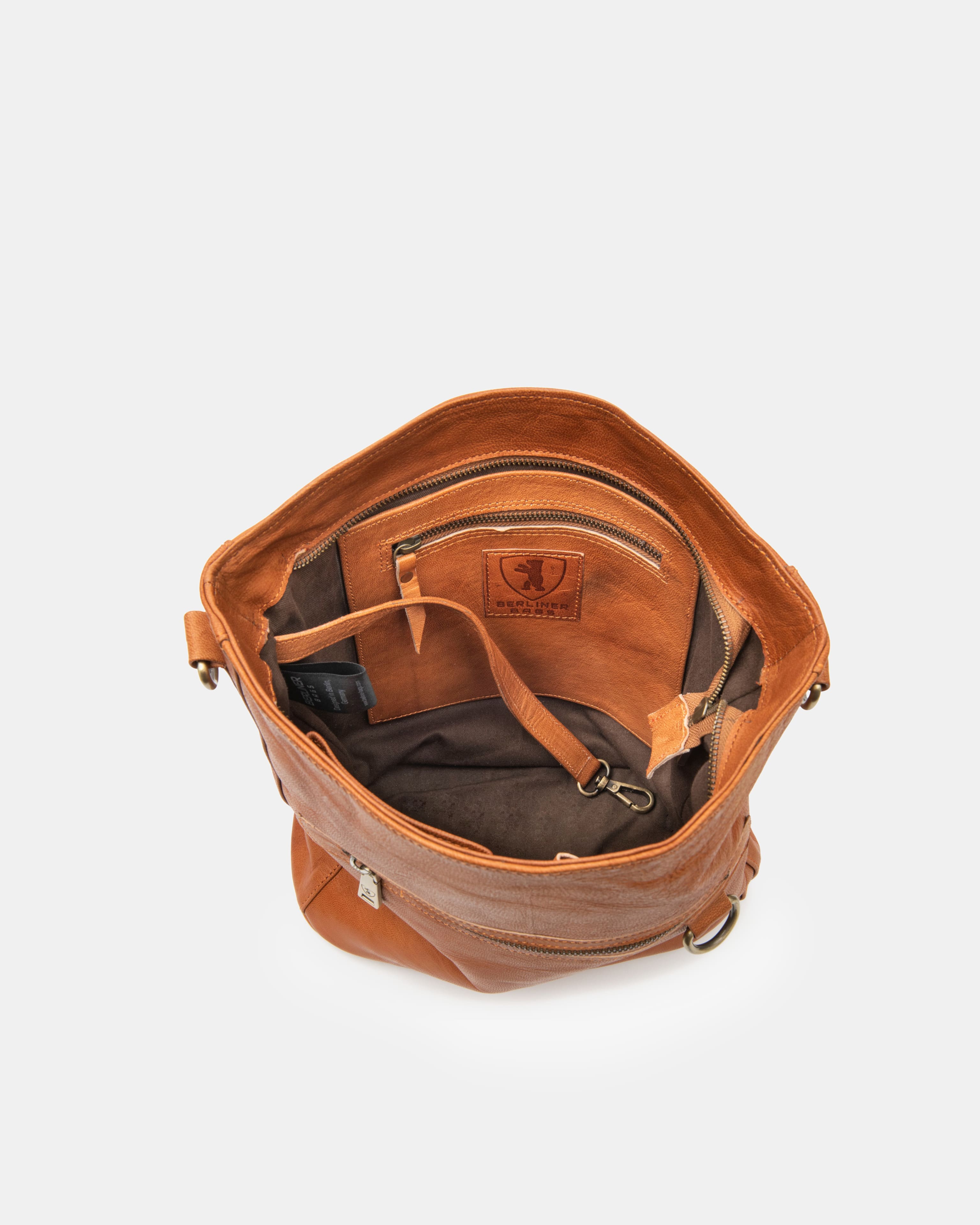 berliner-bags-siena-vintage-sac-paule-marron-vintage image 6
