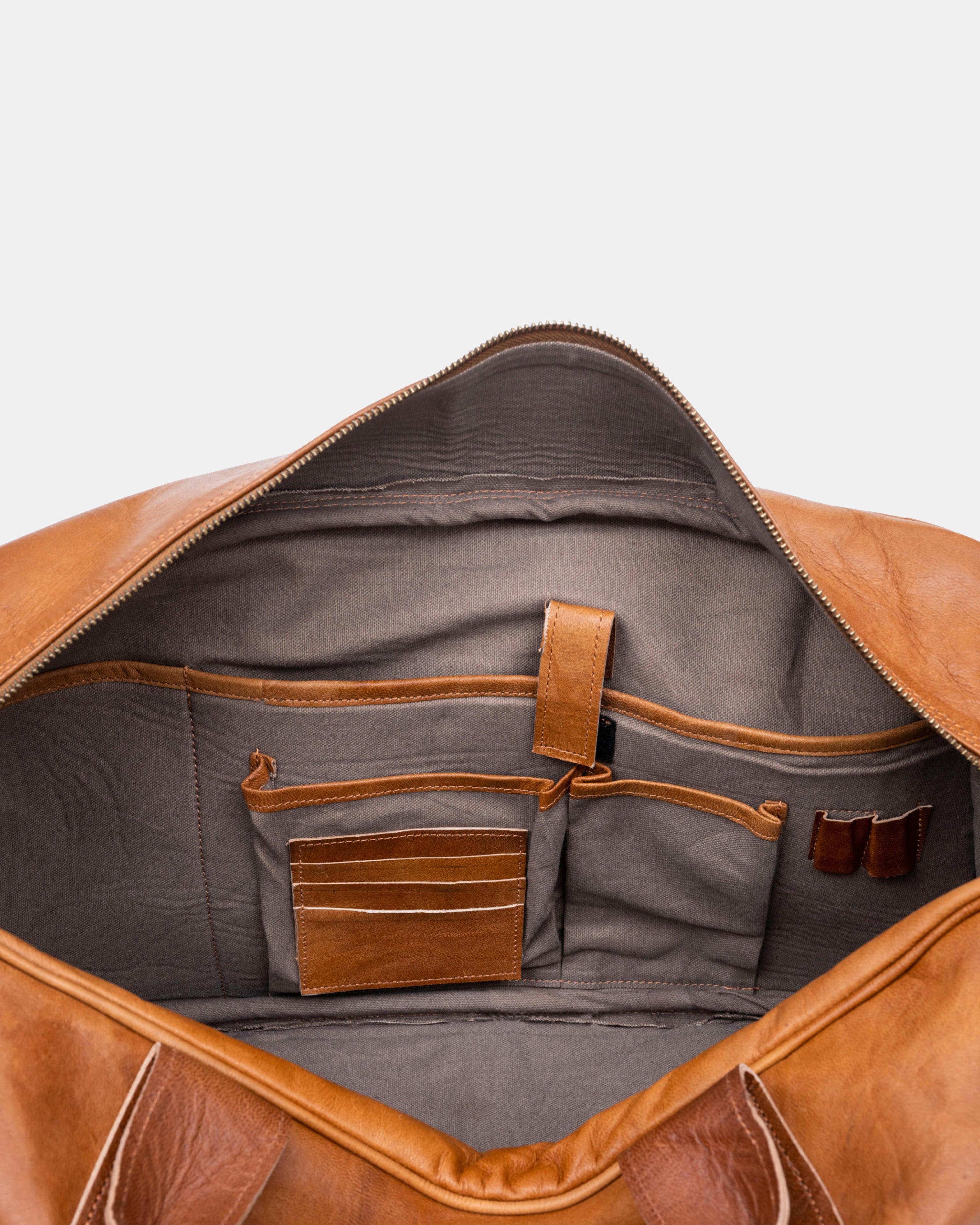 berliner-bags-austin-2-0-sac-voyage-cuir-marron-m image 8