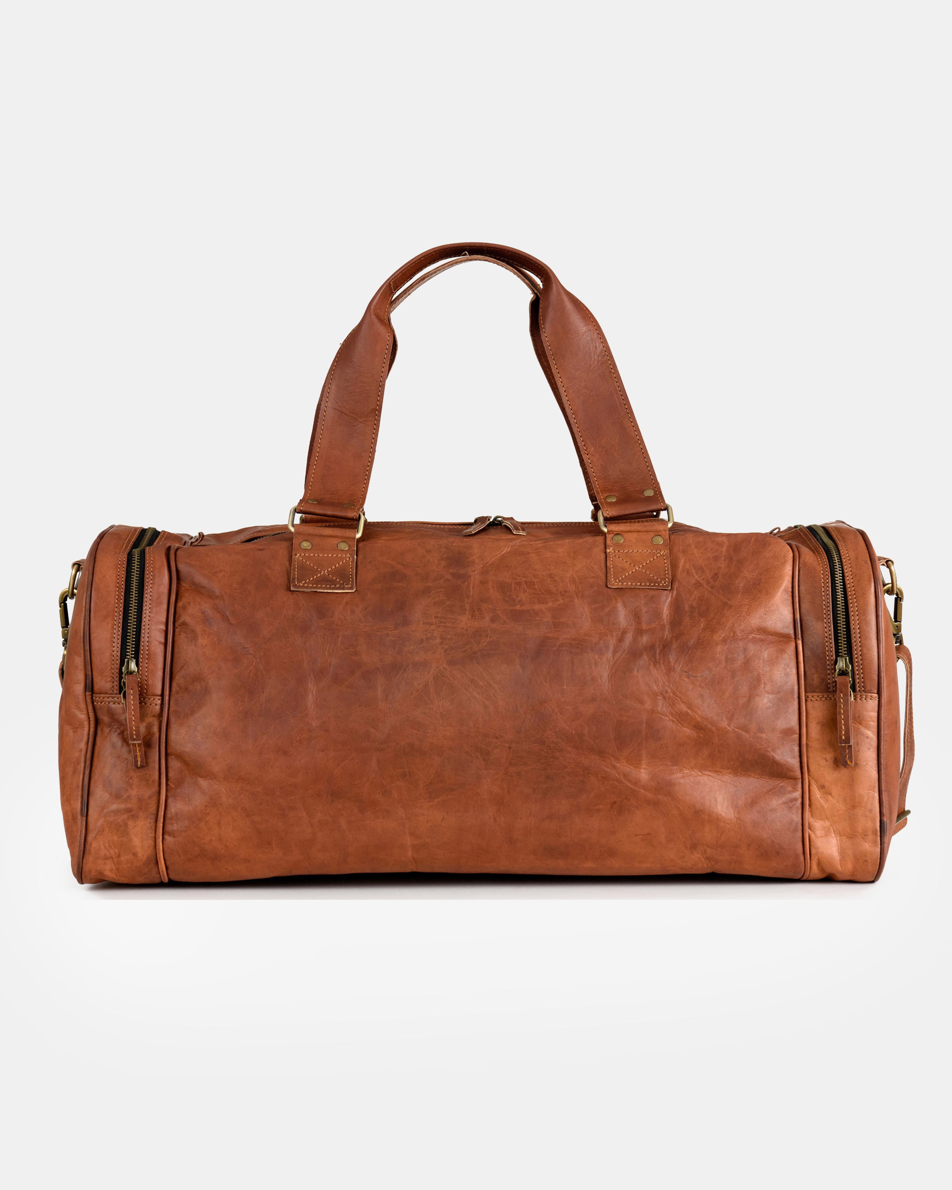 berliner-bags-bergen-sac-voyage-cuir-vintage-brown image 1