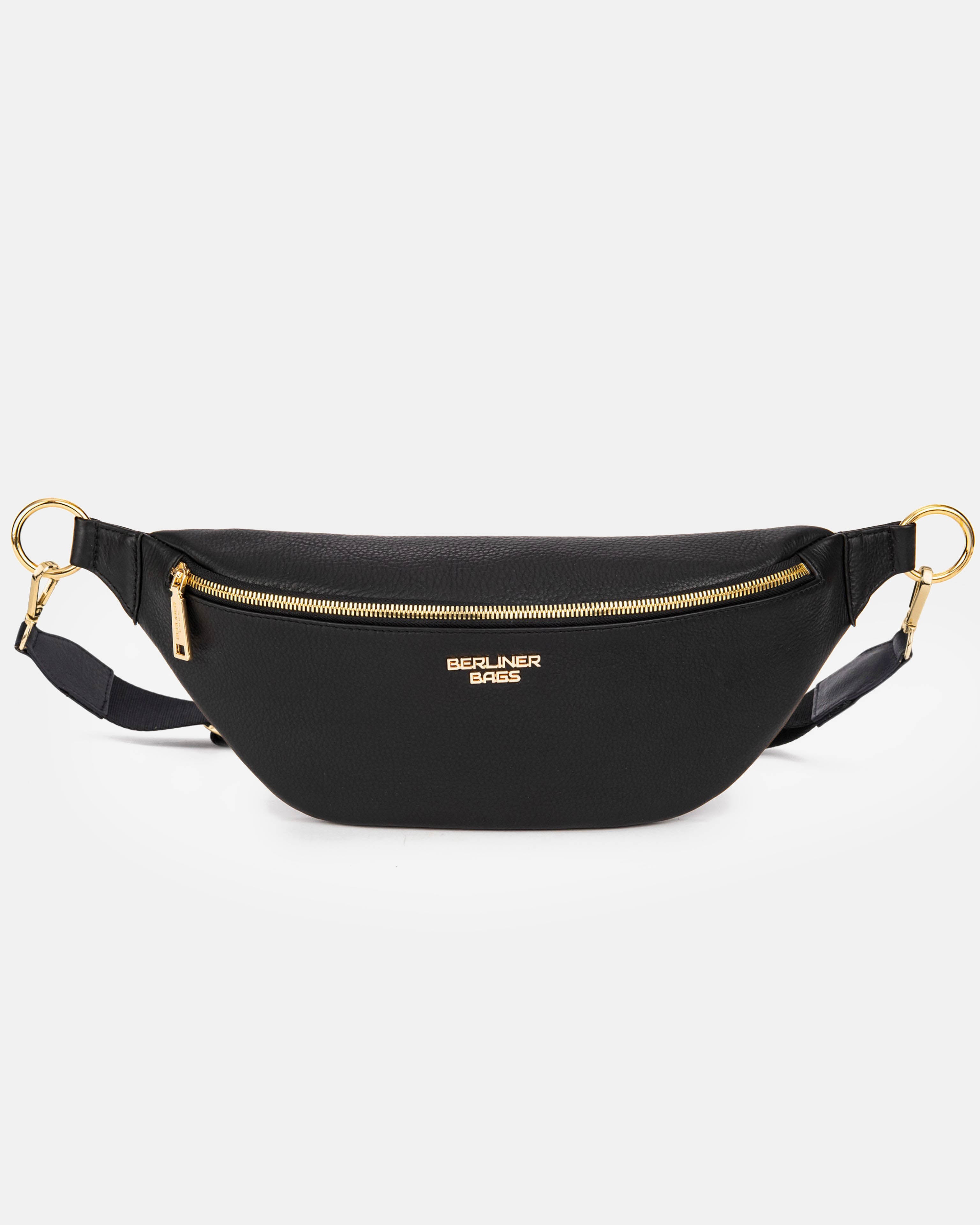 berliner-bags-mona-xl-sac-banane-cuir-noir-taille-r-glable image 8