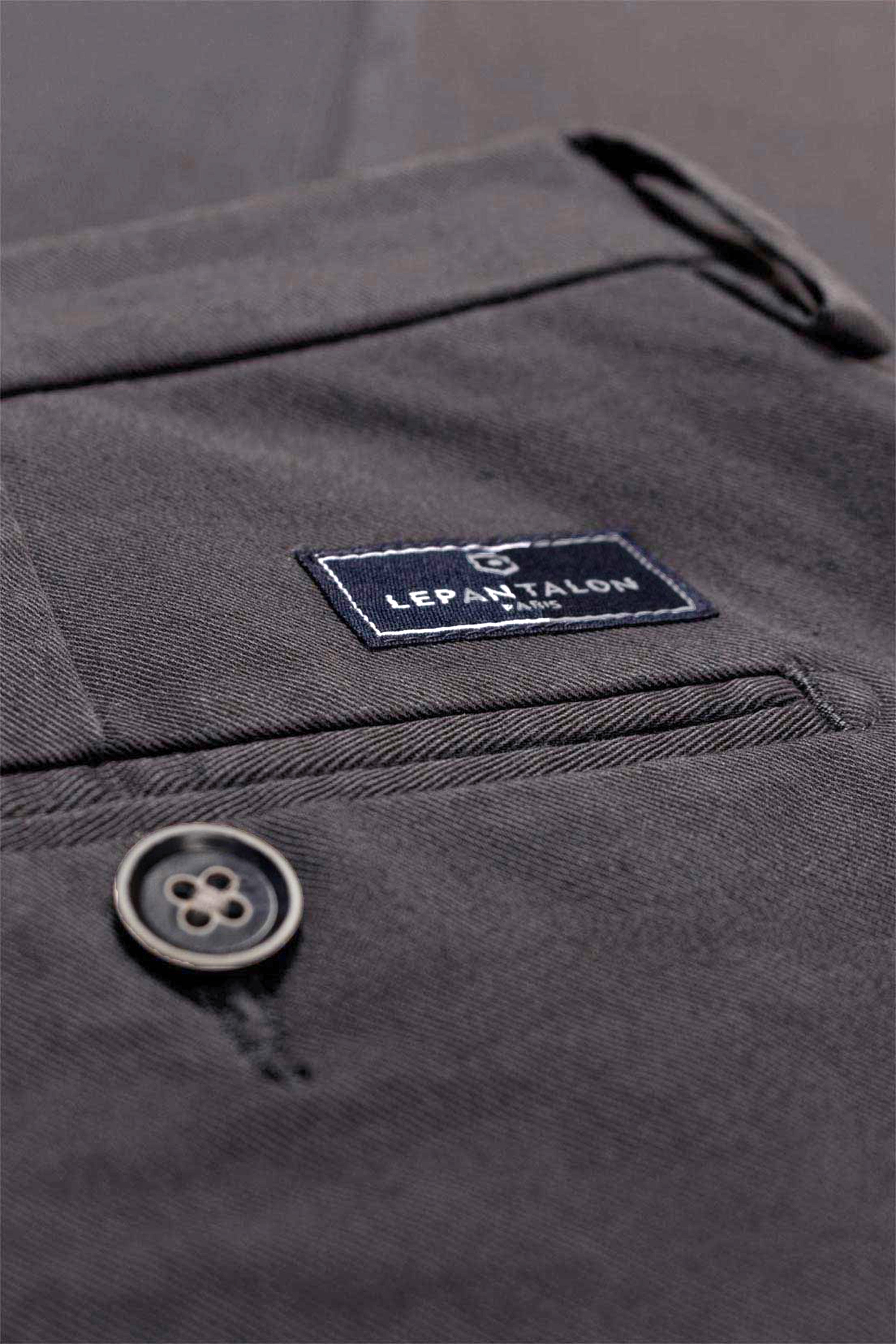 le-pantalon-bermudas-bermuda-gris-anthracite-coton image 6