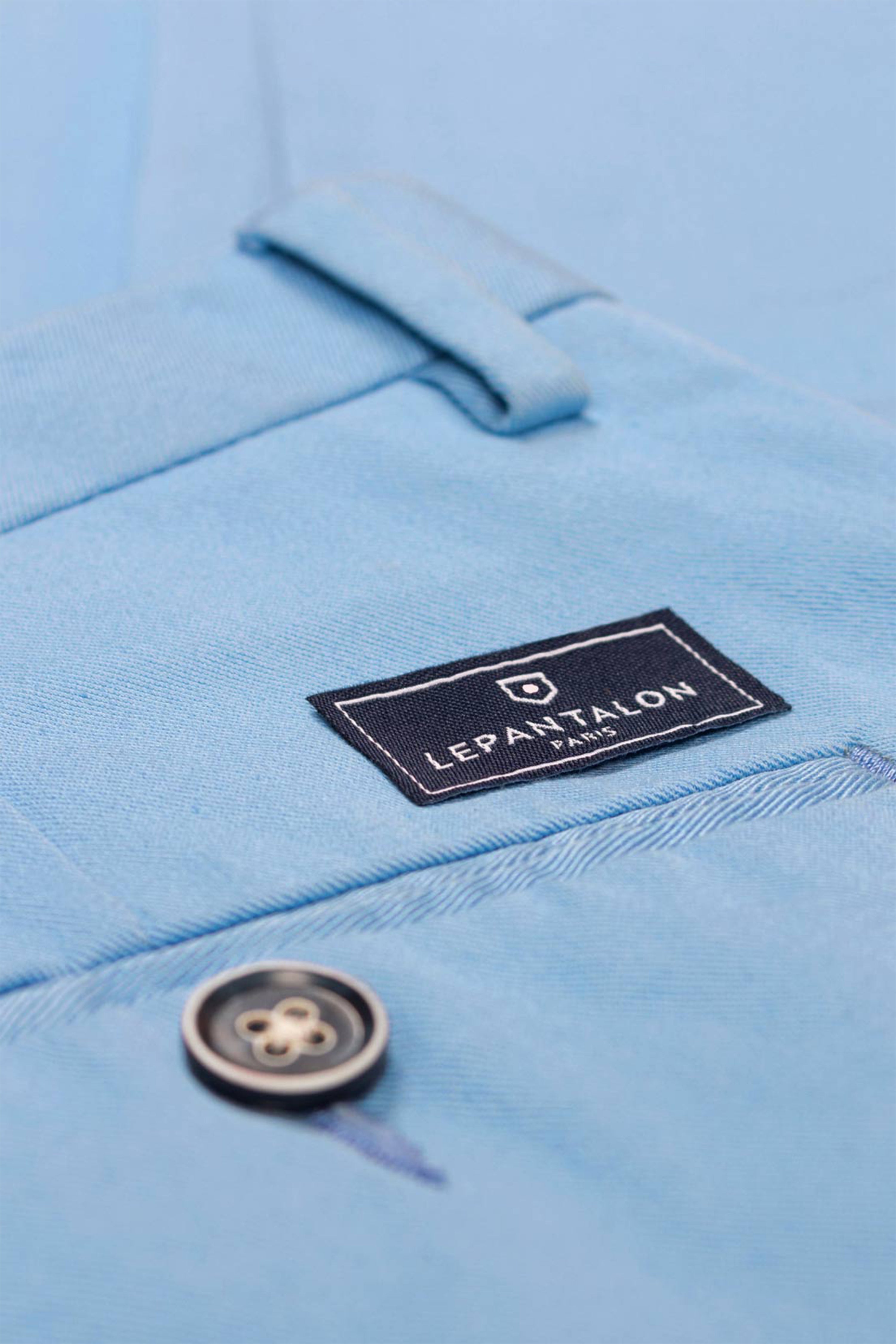 le-pantalon-bermudas-bermuda-bleu-pastel-coton image 5