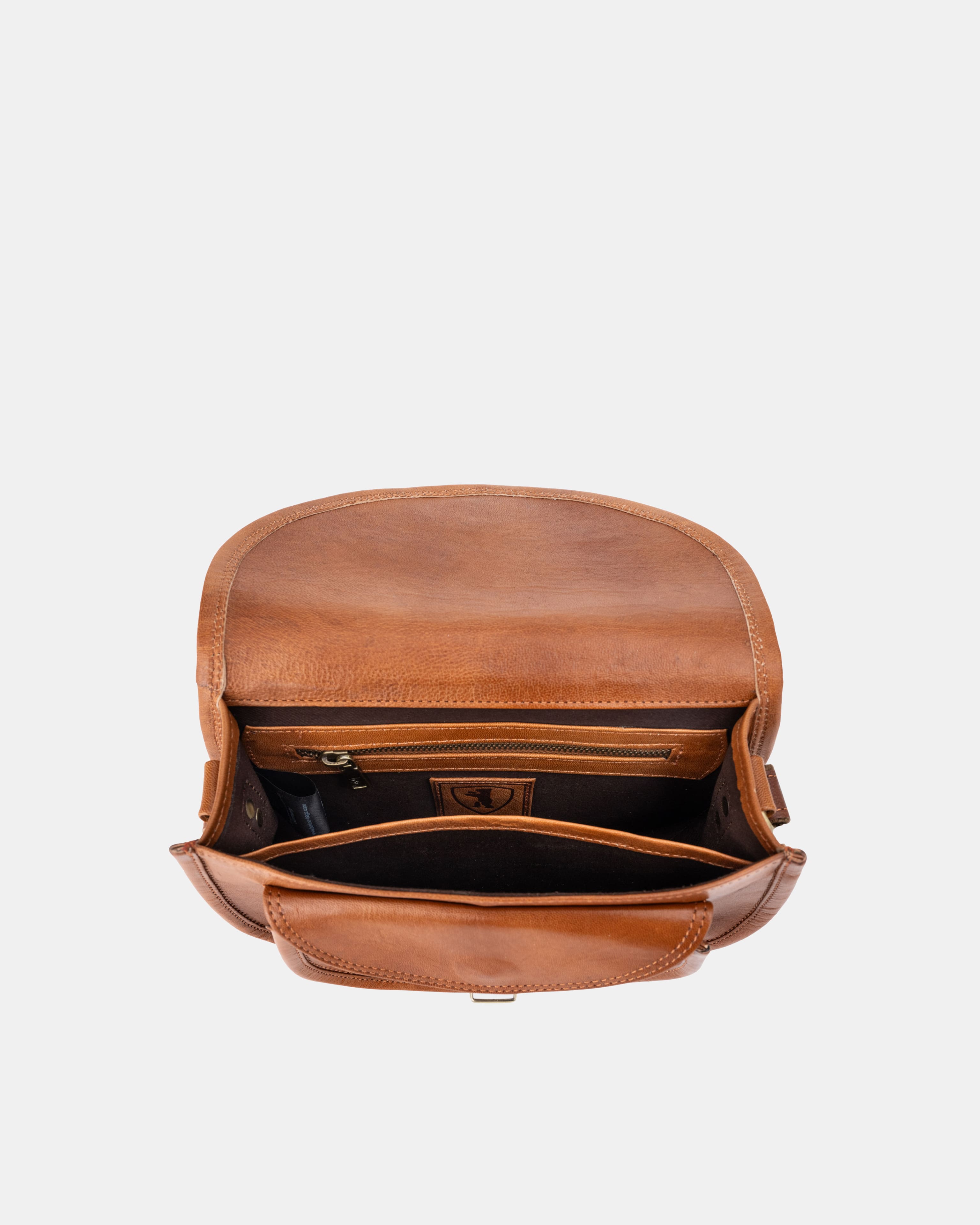 berliner-dakota-sac-paule-cuir-marron-vintage image 5
