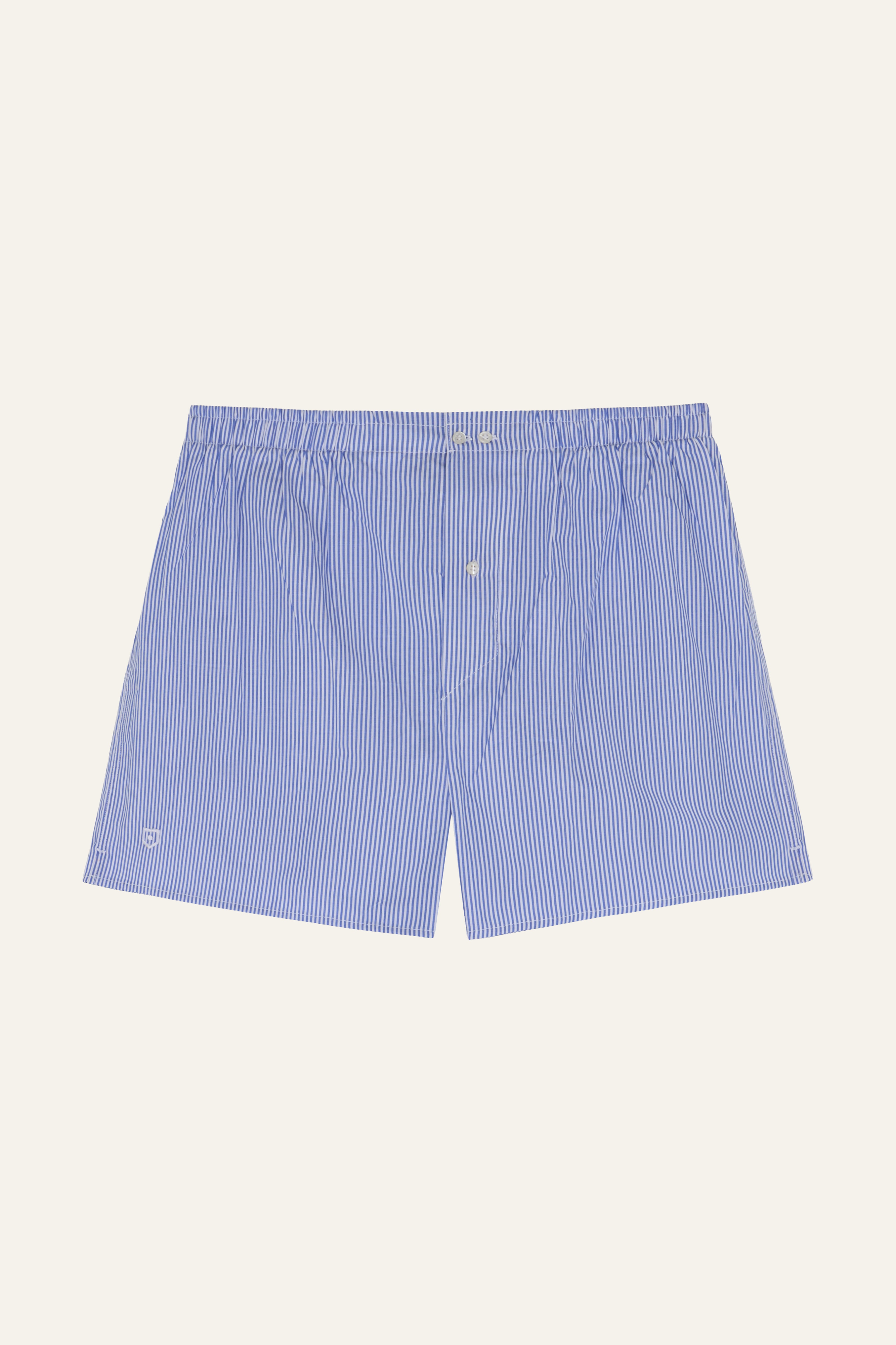 le-pantalon-cale-on-rayures-bleues-boxer-coton-l-ger image 1