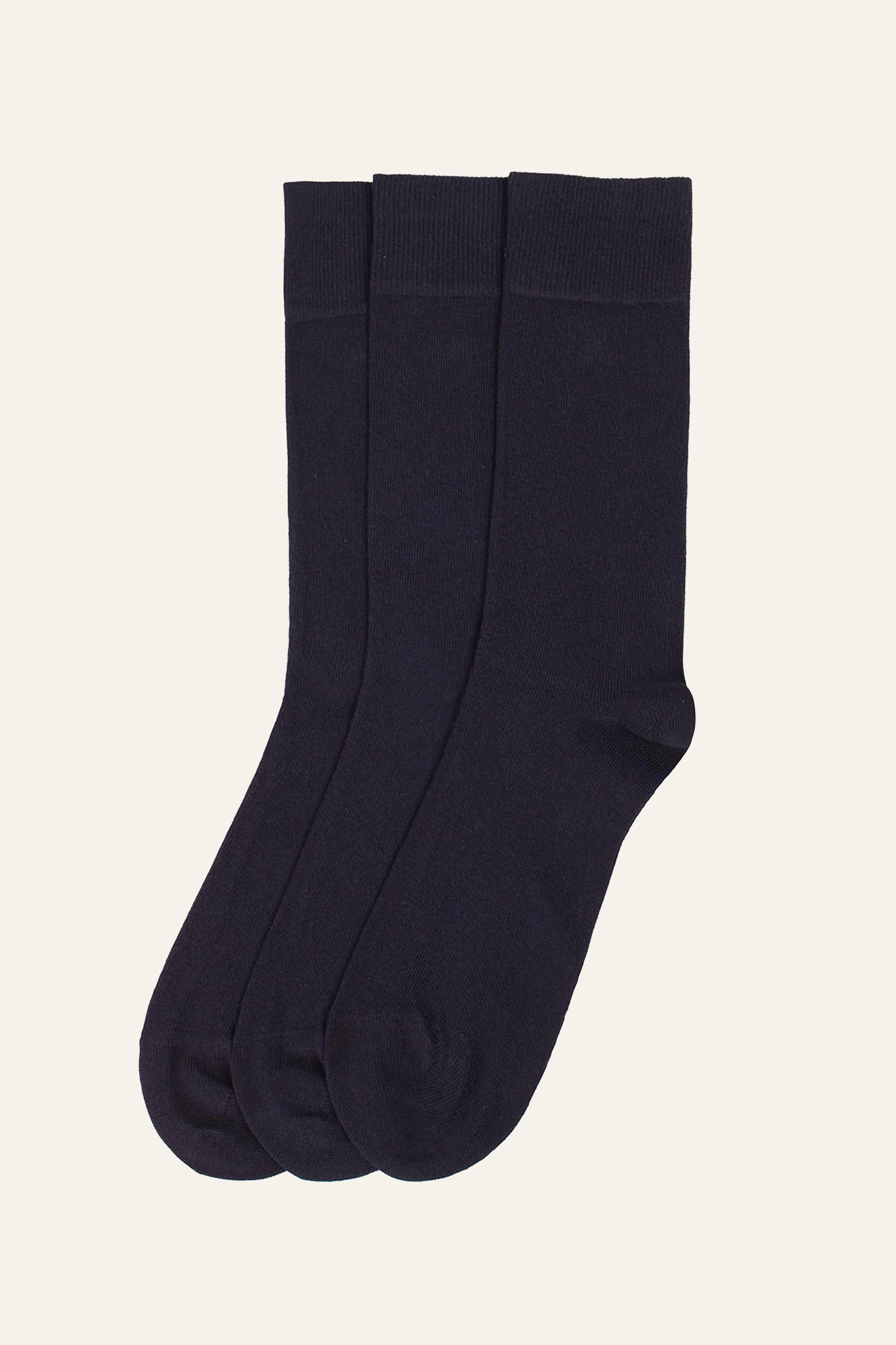 le-pantalon-accessoires-homme-pack-3-chaussettes-bleu-marine image 1