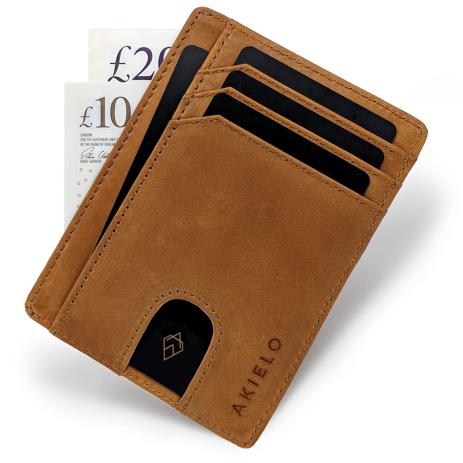 akielo-bravo-tan-edition-portefeuille-cuir-marron-homme image 1