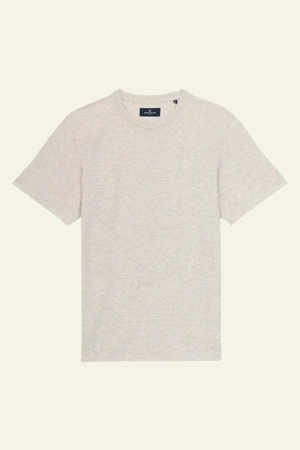 le-pantalon-t-shirts-homme-tee-shirt-textur-gris-clair image 1