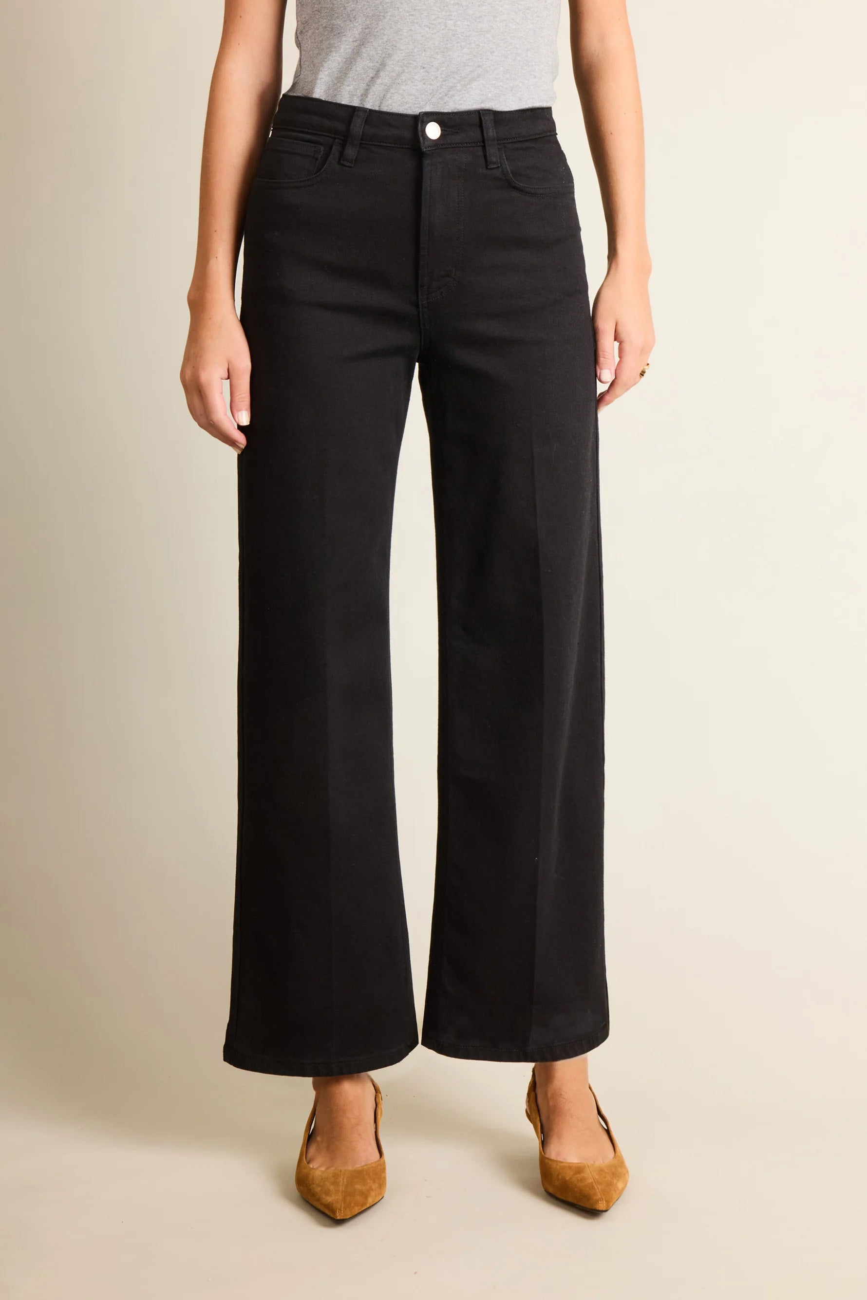 le-pantalon-flare-fm-lpwd-26-jean-femme-noir-coton-7-8-me image 8