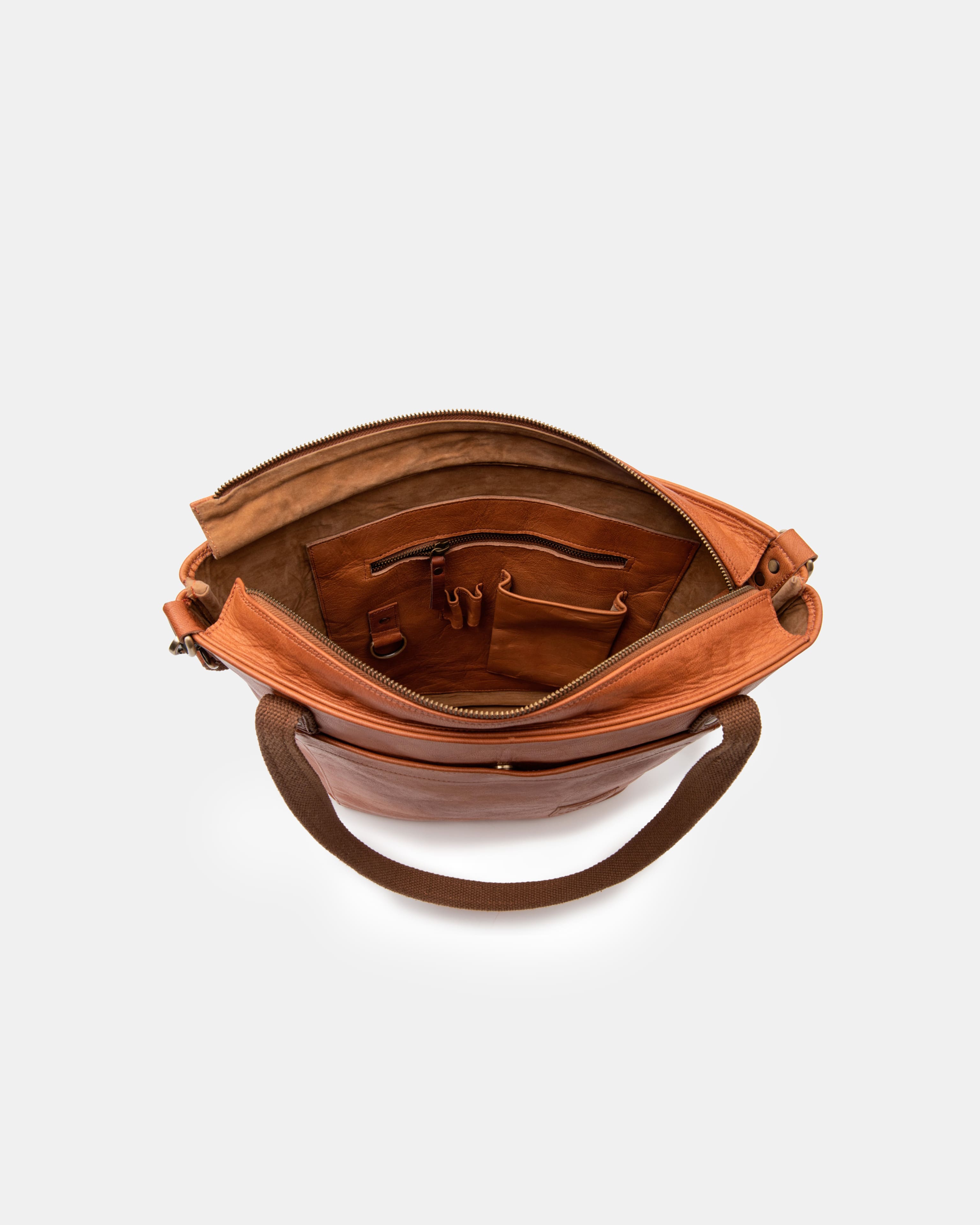 berliner-bags-verona-tote-bag-cuir-vintage-brown image 7