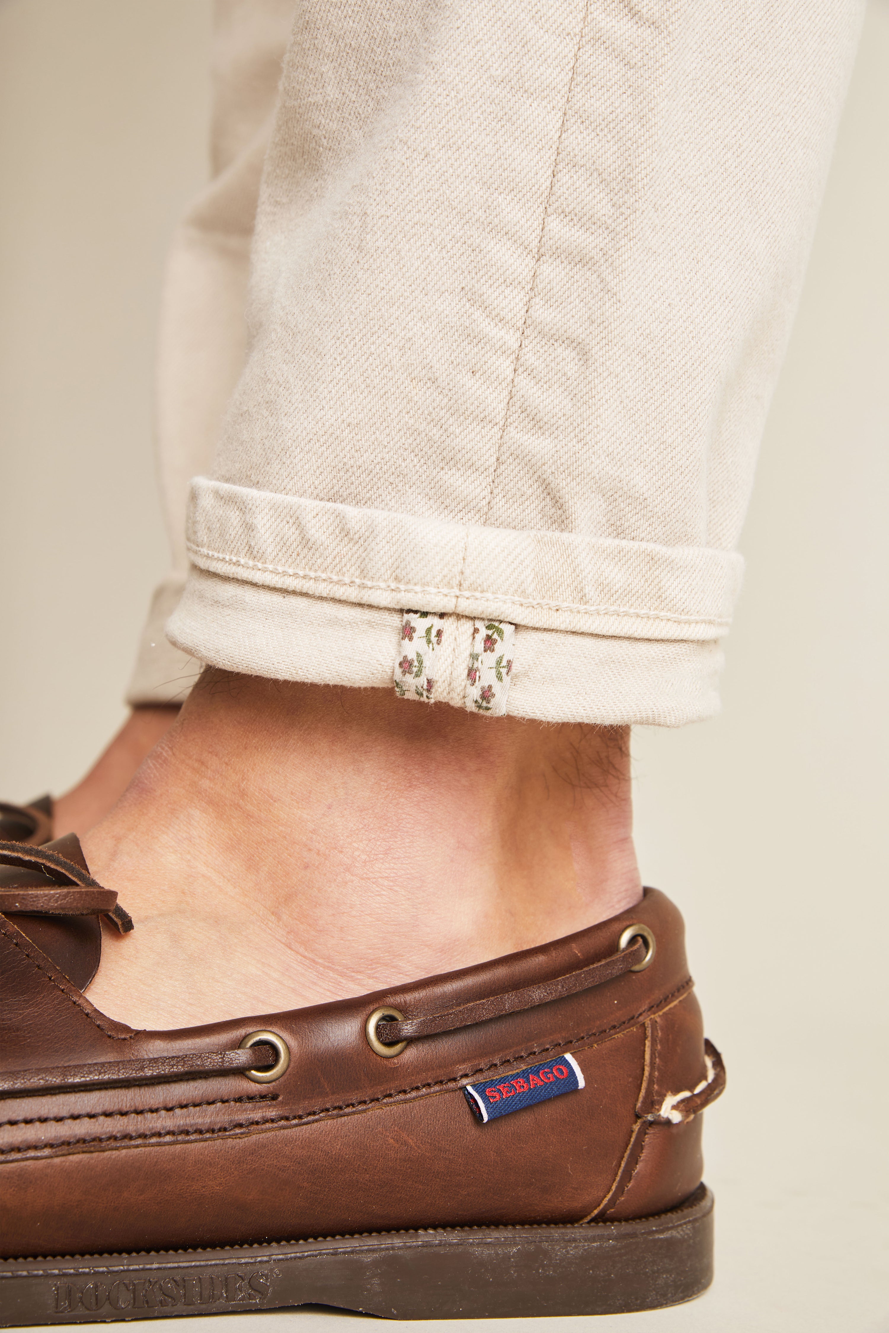 le-pantalon-jean-classique-sable-jean-homme-semi-slim image 5