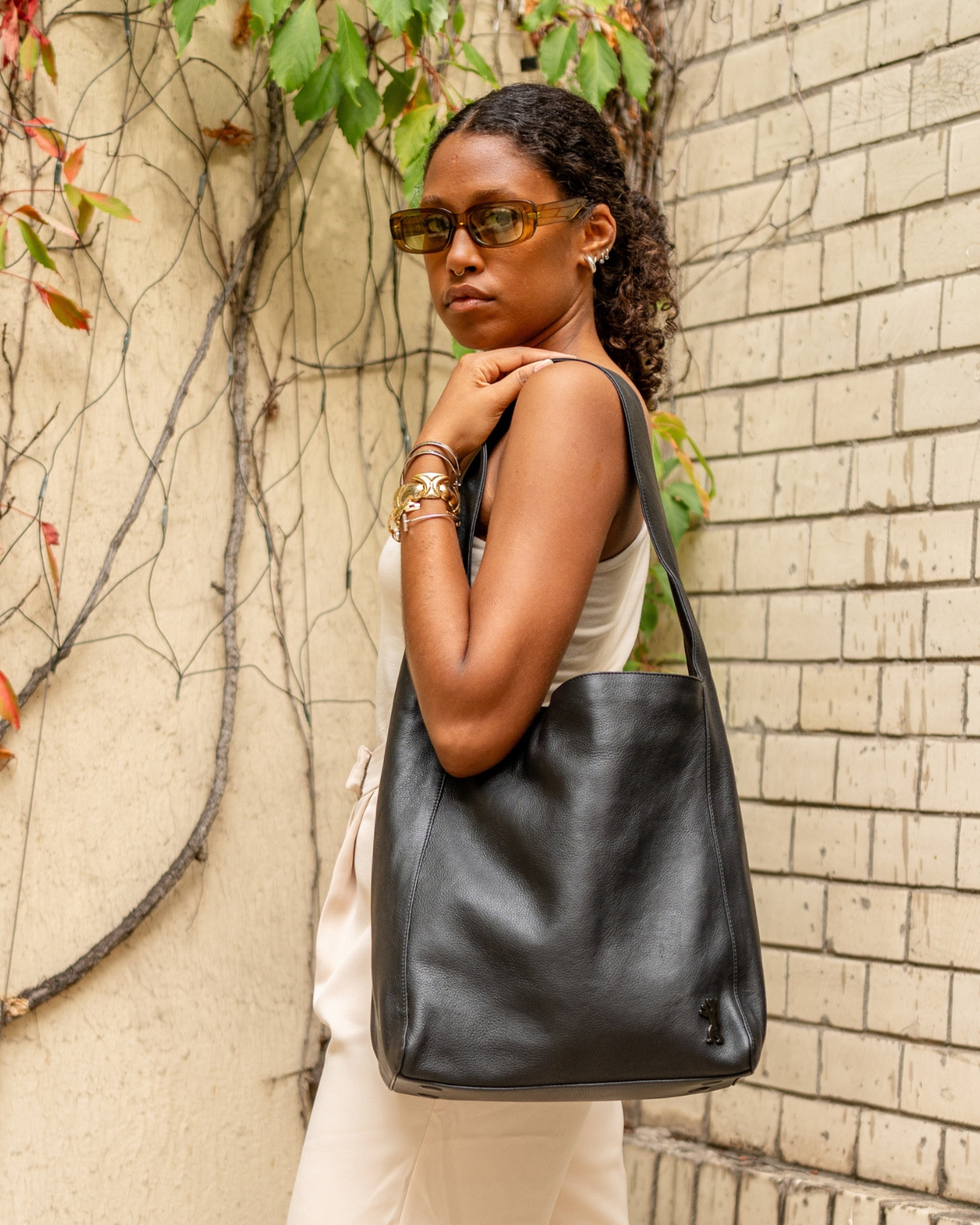 berliner-bags-atlanta-sac-shopper-noir-m-tallis-cuir image 2