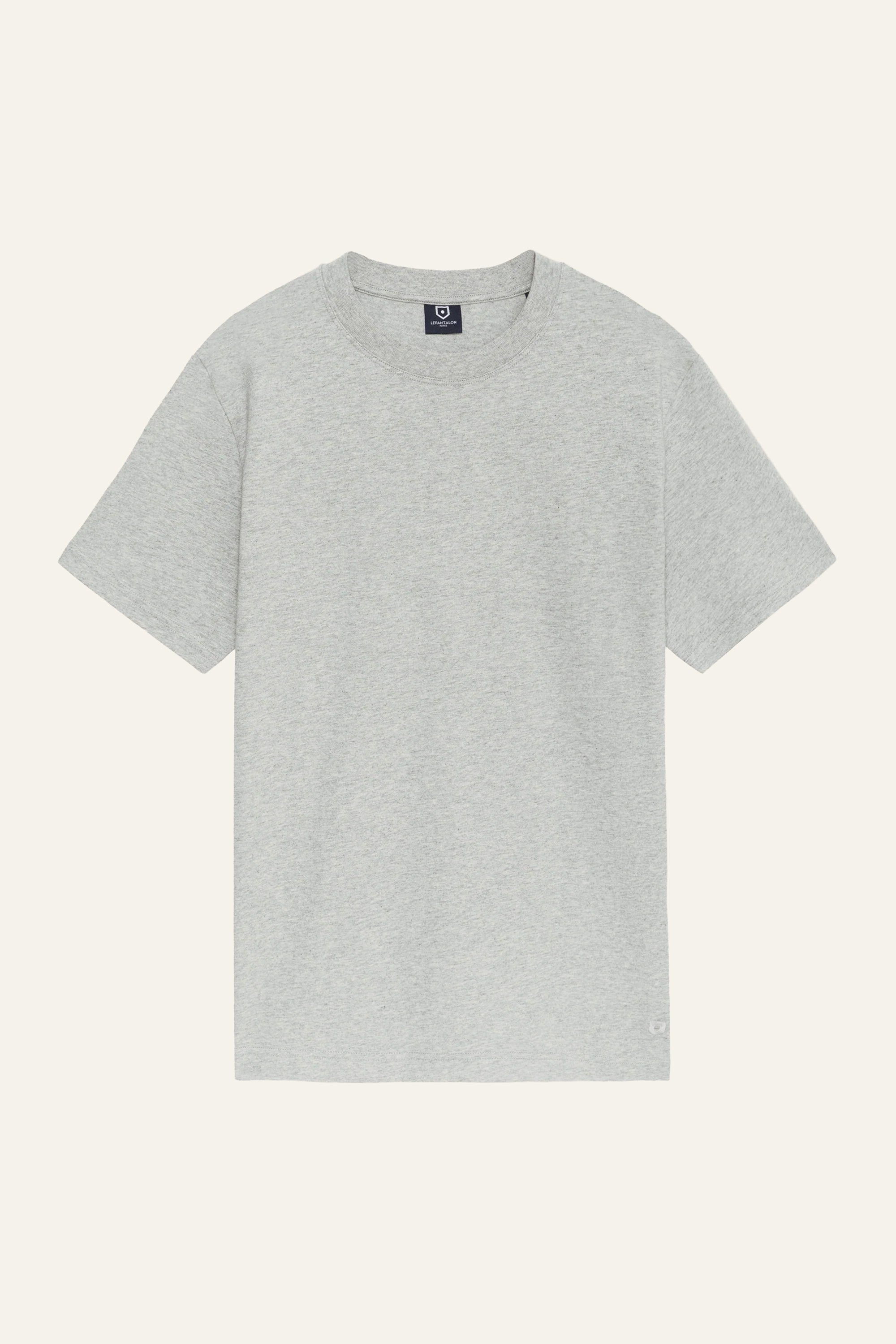 le-pantalon-tee-shirt-gris-chin-t-shirt-homme-coton-bio image 1