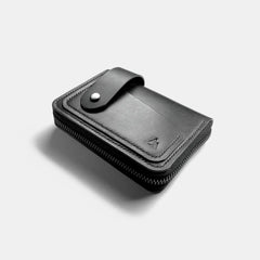 darksails-black-compact-leather-zip-wallet-portefeuille-zip-noir image 3