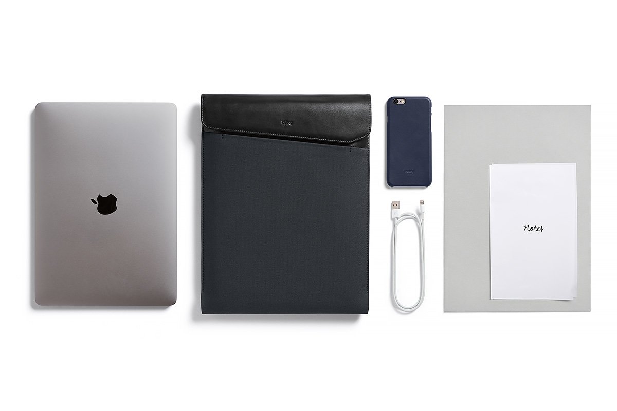 bellroy-sleeves-extra-12-housse-charcoal-cuir image 7