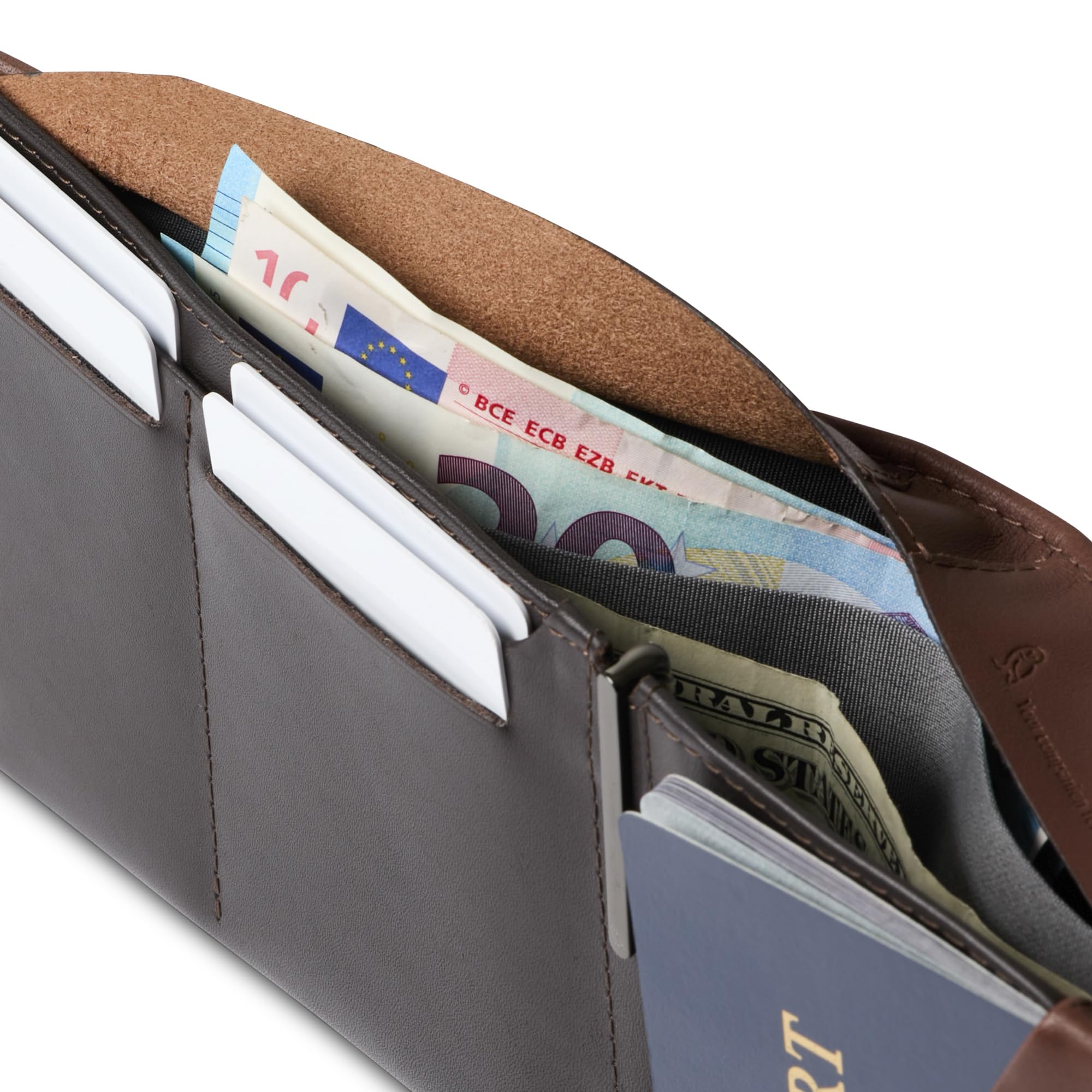 bellroy-travel-wallet-portefeuille-voyage-cocoa-cuir-rfid image 8