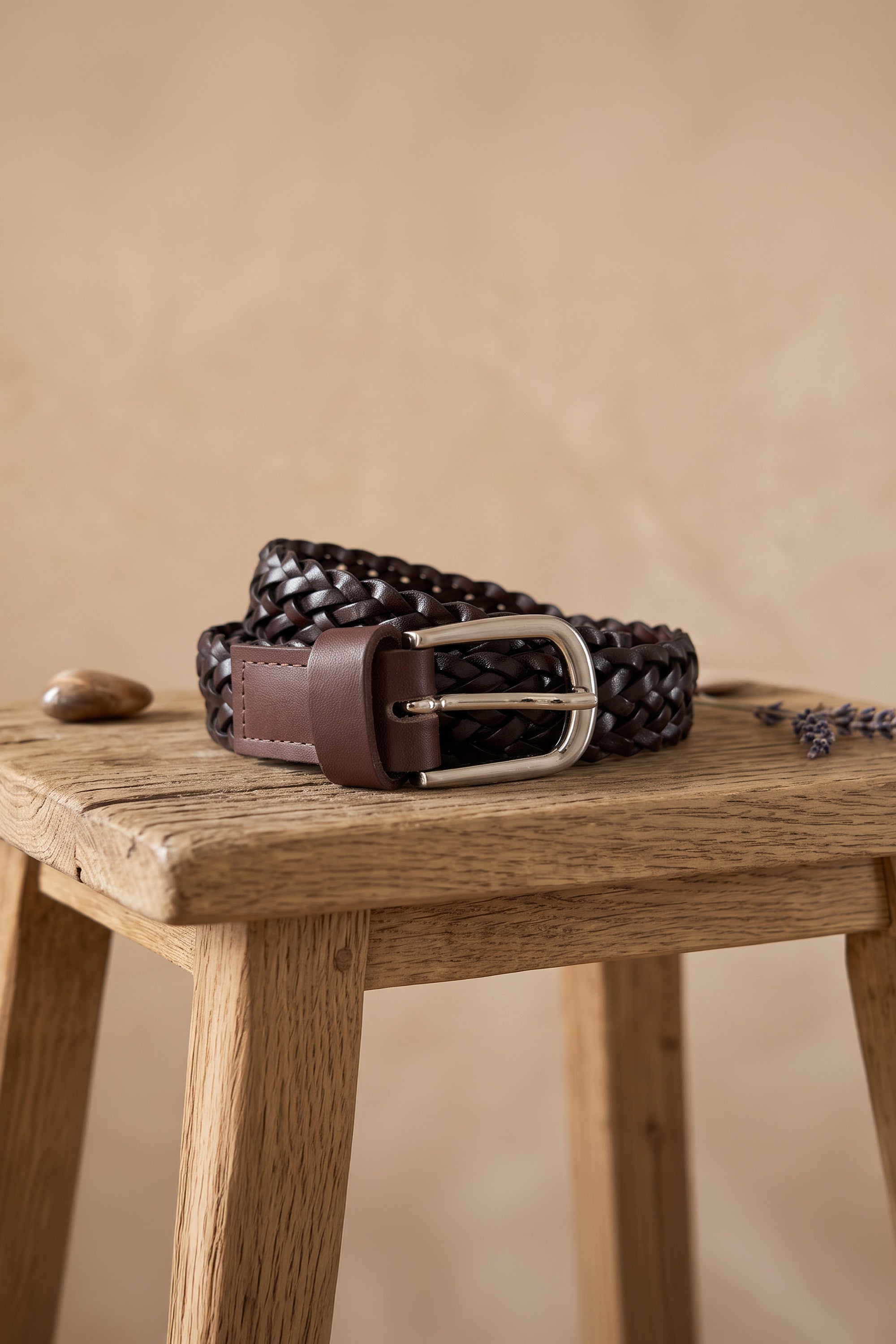 le-pantalon-ceinture-tress-e-marron-ceinture-homme-cuir-italie image 1