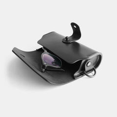 darksails-tui-lunettes-cuir-noir-pleine-fleur-bouton-rivet image 2