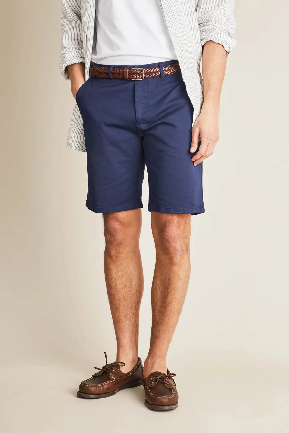 le-pantalon-bermudas-homme-bermuda-bleu-roi-short-coton image 1