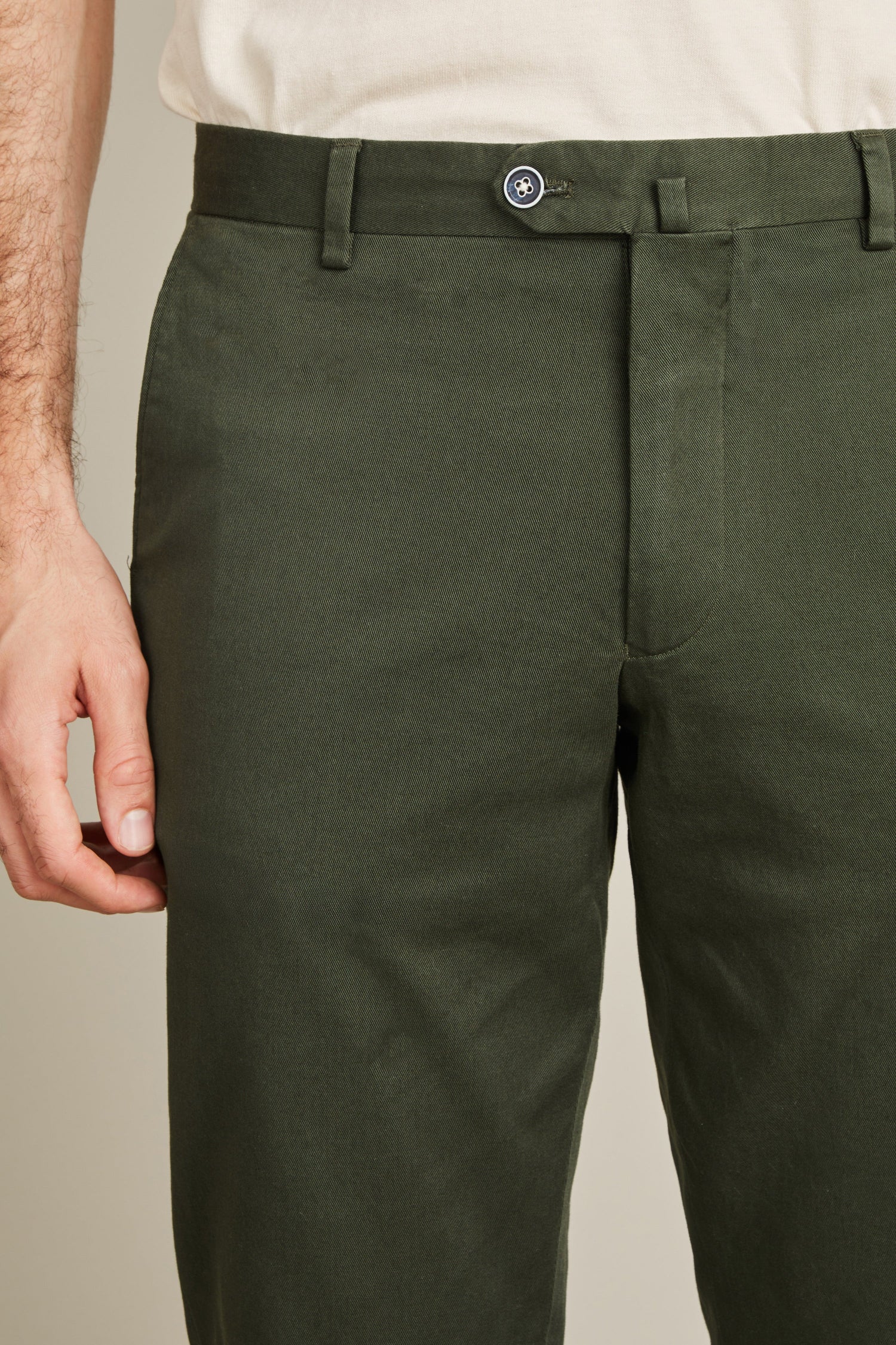 le-pantalon-chino-vert-sapin-pantalon-chino-homme-coton-stretch image 6