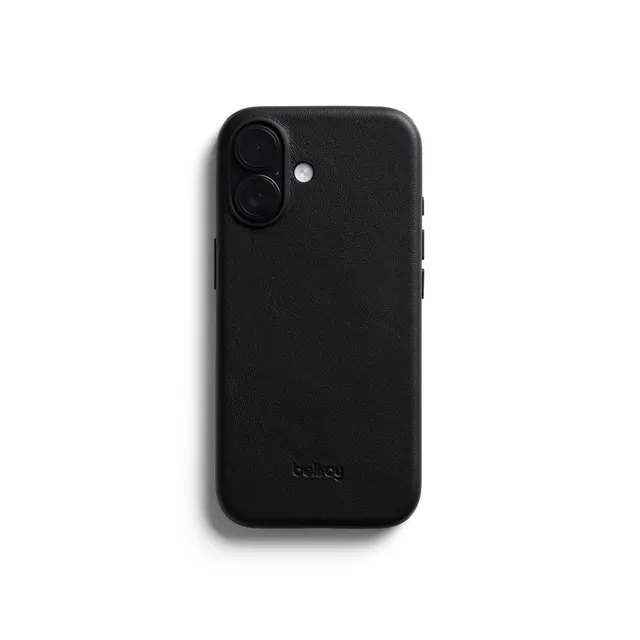 bellroy-phone-case-iphone-17-coque-cuir-noir-ultra-fine image 1