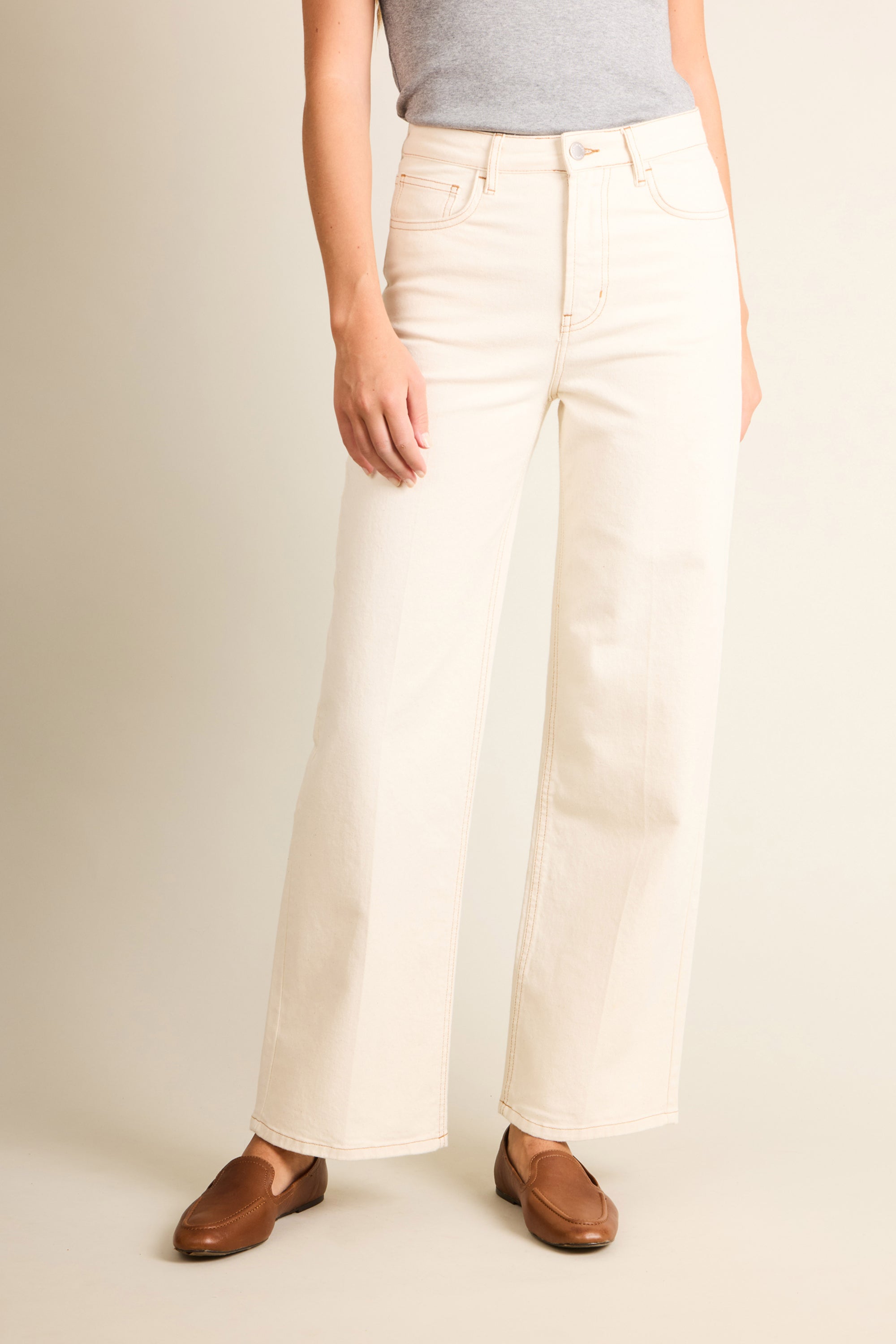 le-pantalon-flare-fm-lpwd-6-jean-femme-cru-coton-7-8-me image 5