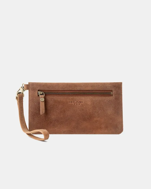 berliner-bags-lou-pochette-cuir-camel-multiusage-bracelet image 1