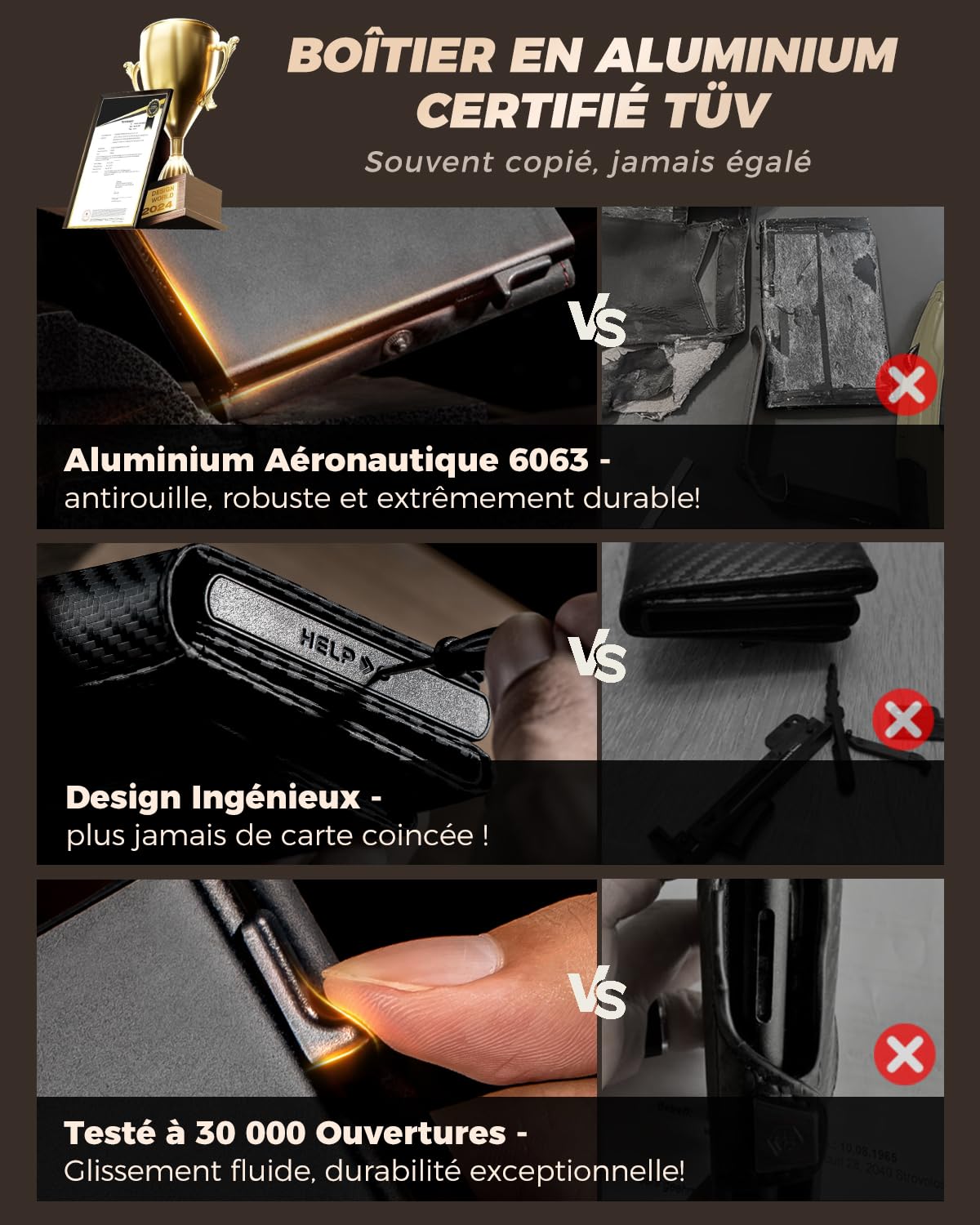 lorzor-leather-wallet-portefeuille-cuir-carbone-10-cartes-rfid image 4