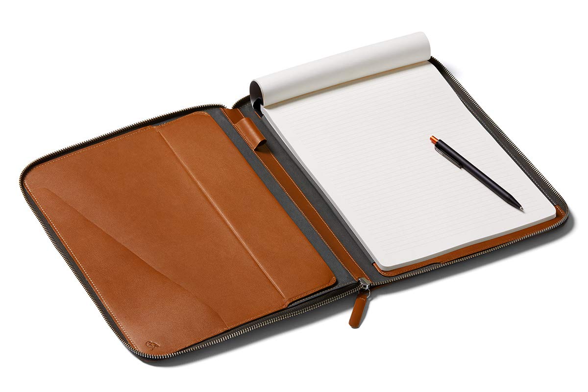 bellroy-work-folio-a4-porte-documents-cuir-caramel image 3