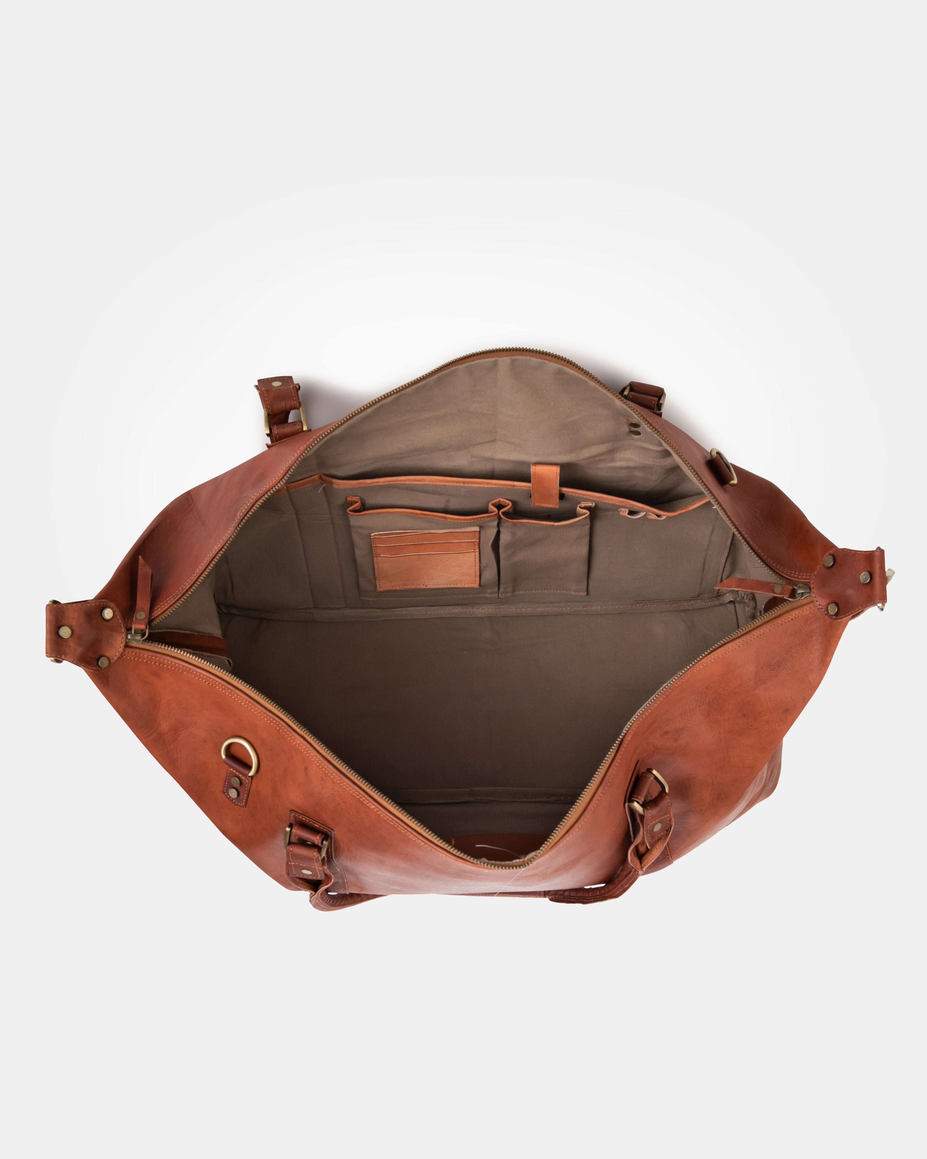 berliner-bags-m-nchen-sac-de-voyage-marron-vintage-cabine image 6