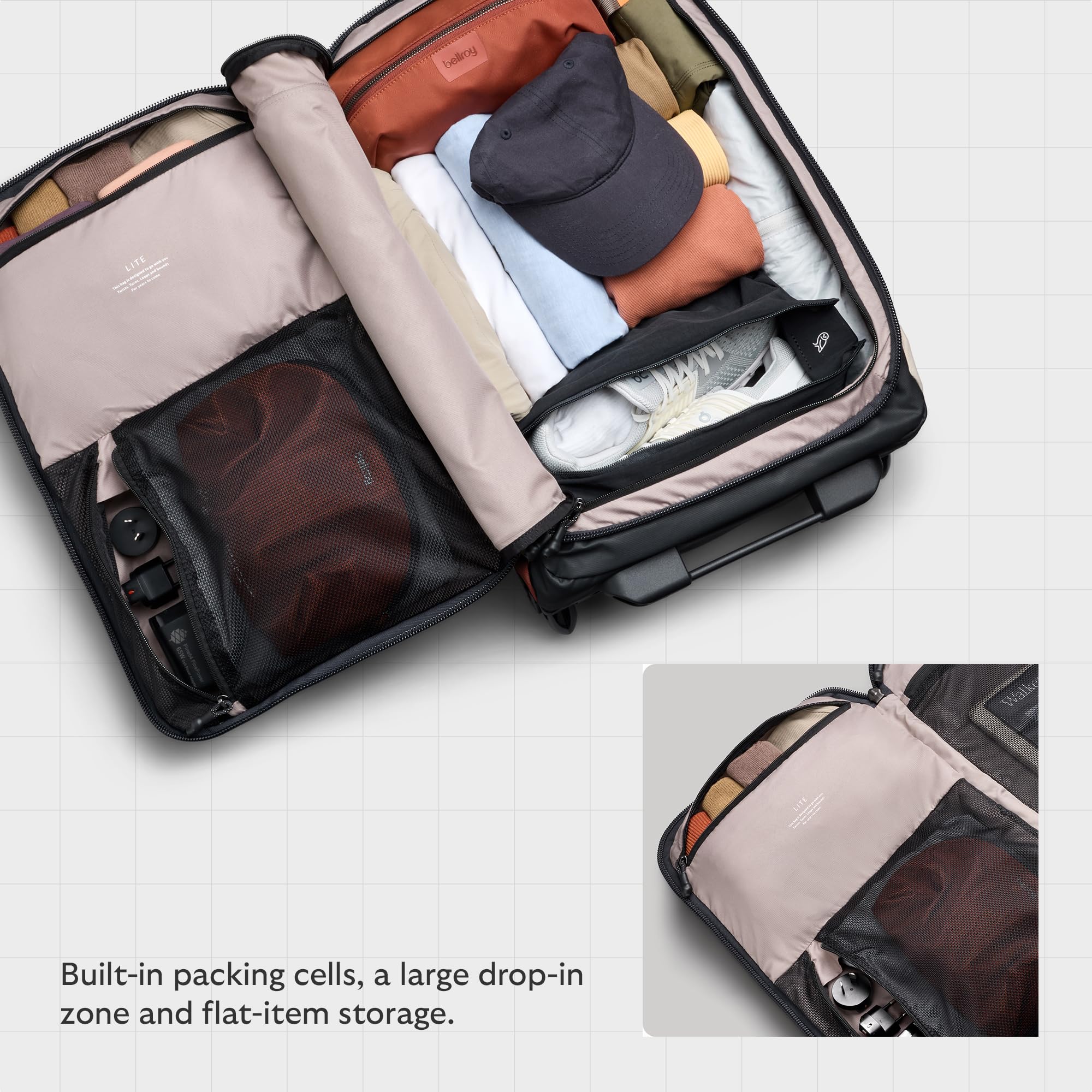 bellroy-luggage-lite-carry-on-valise-cabine-riverrock-38l image 4
