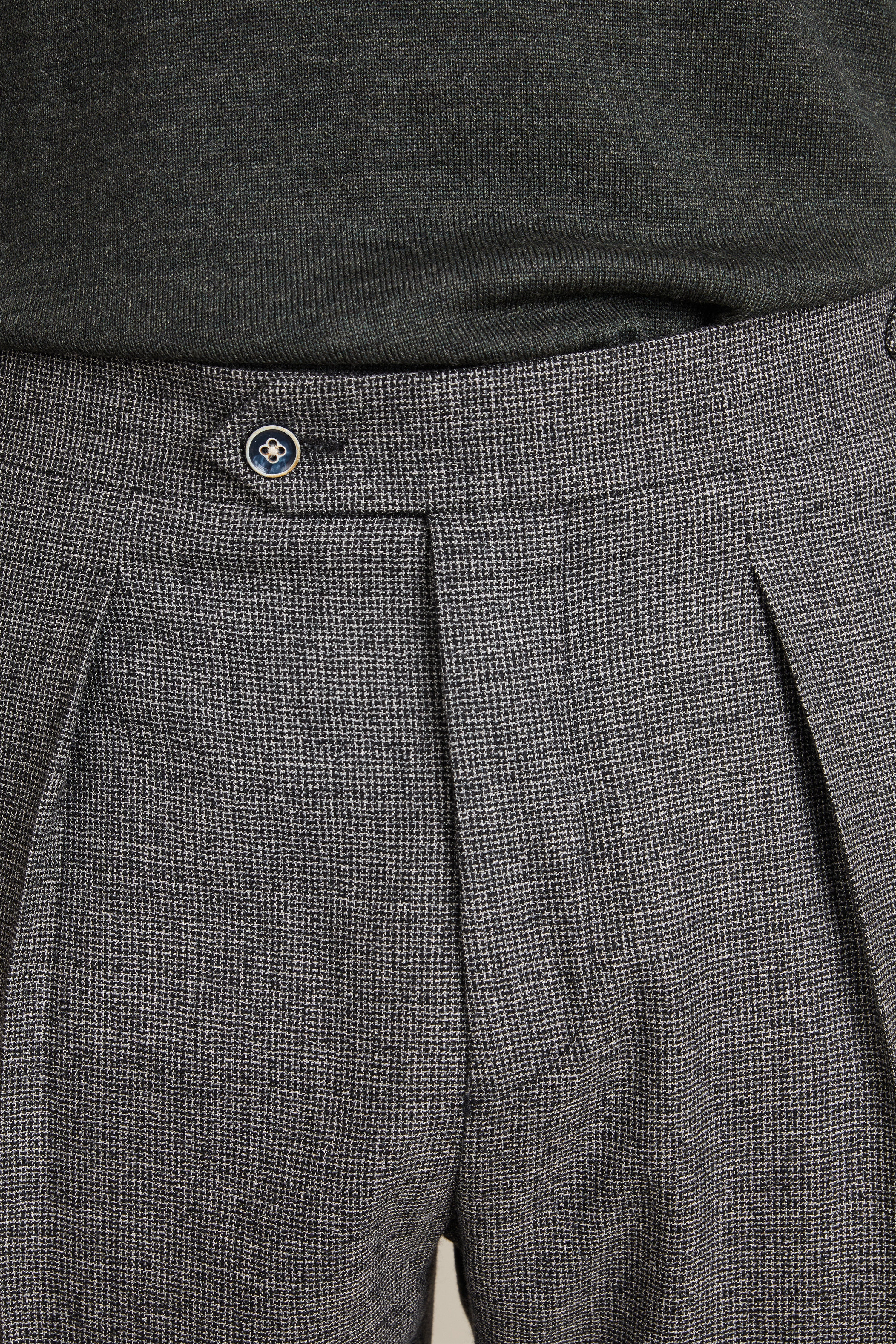 le-pantalon-pantalon-patte-de-serrage-gris-laine image 4