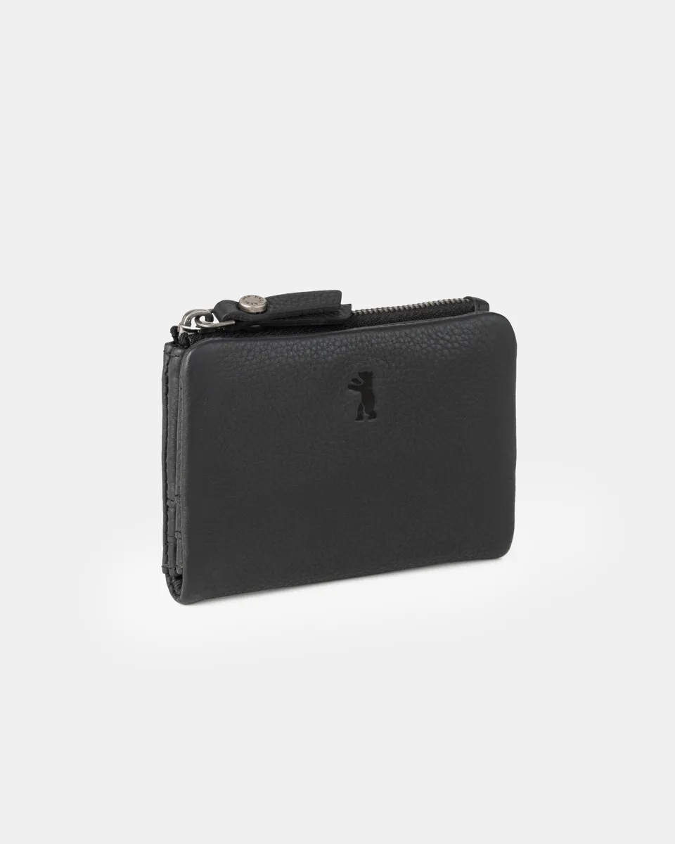 berliner-bags-cleo-portefeuille-femme-zipp-noir-rfid image 1