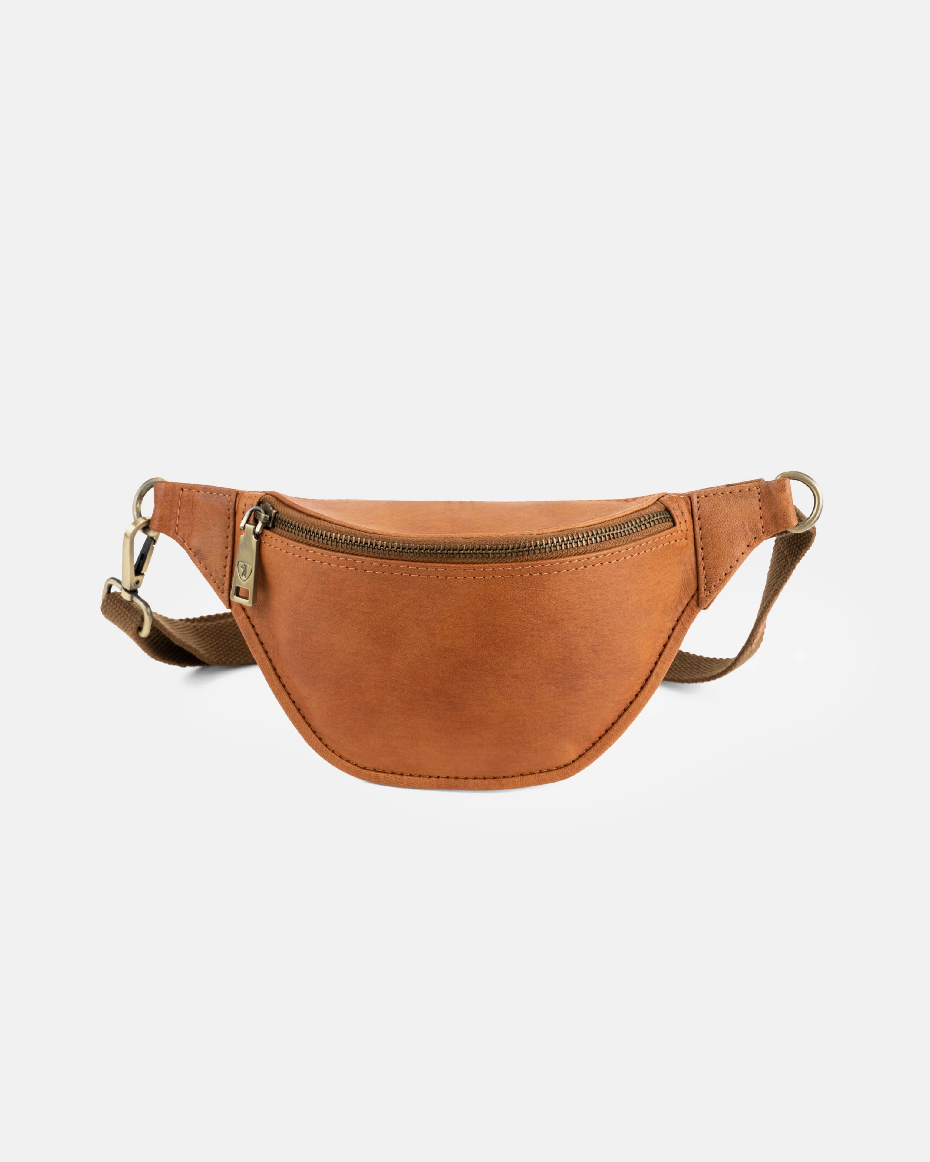 berliner-bags-kai-m-banane-cuir-marron-vintage-taille-m image 1