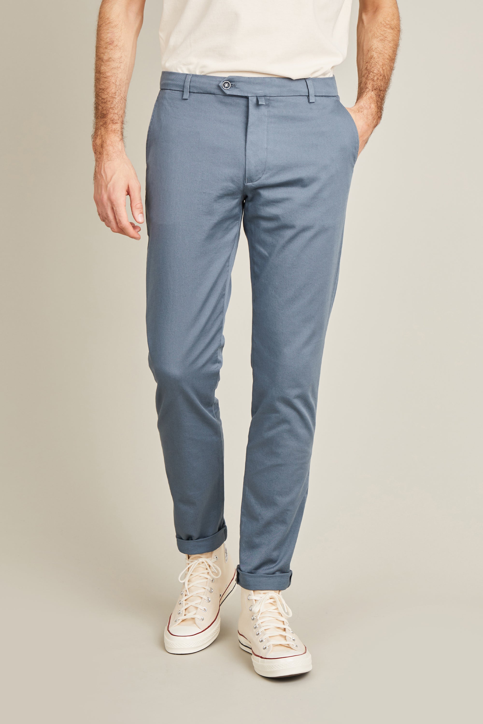 le-pantalon-chino-bleu-jasmin-pantalon-chino-homme-coton image 1