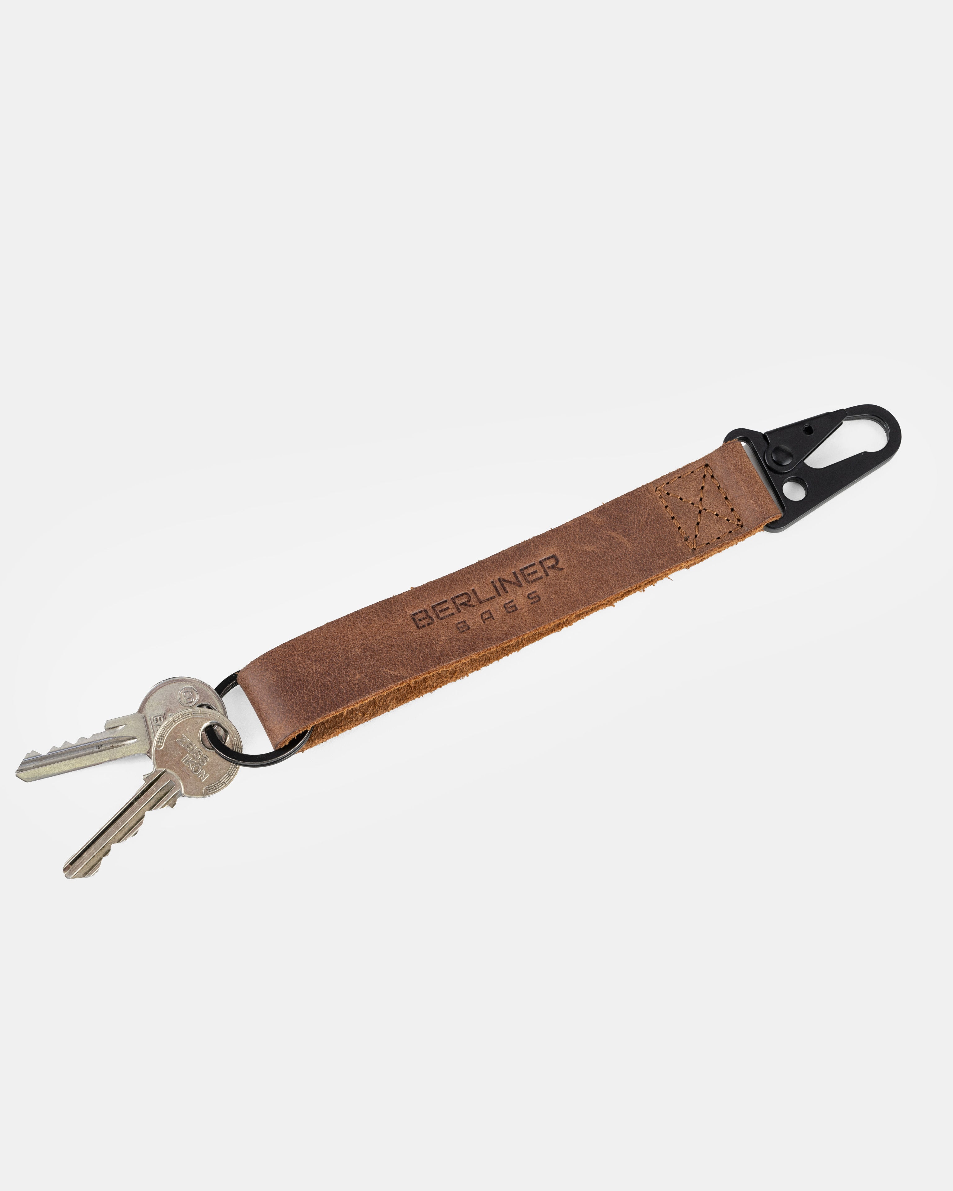 berliner-bags-jan-porte-cl-s-cuir-camel-mousqueton image 8