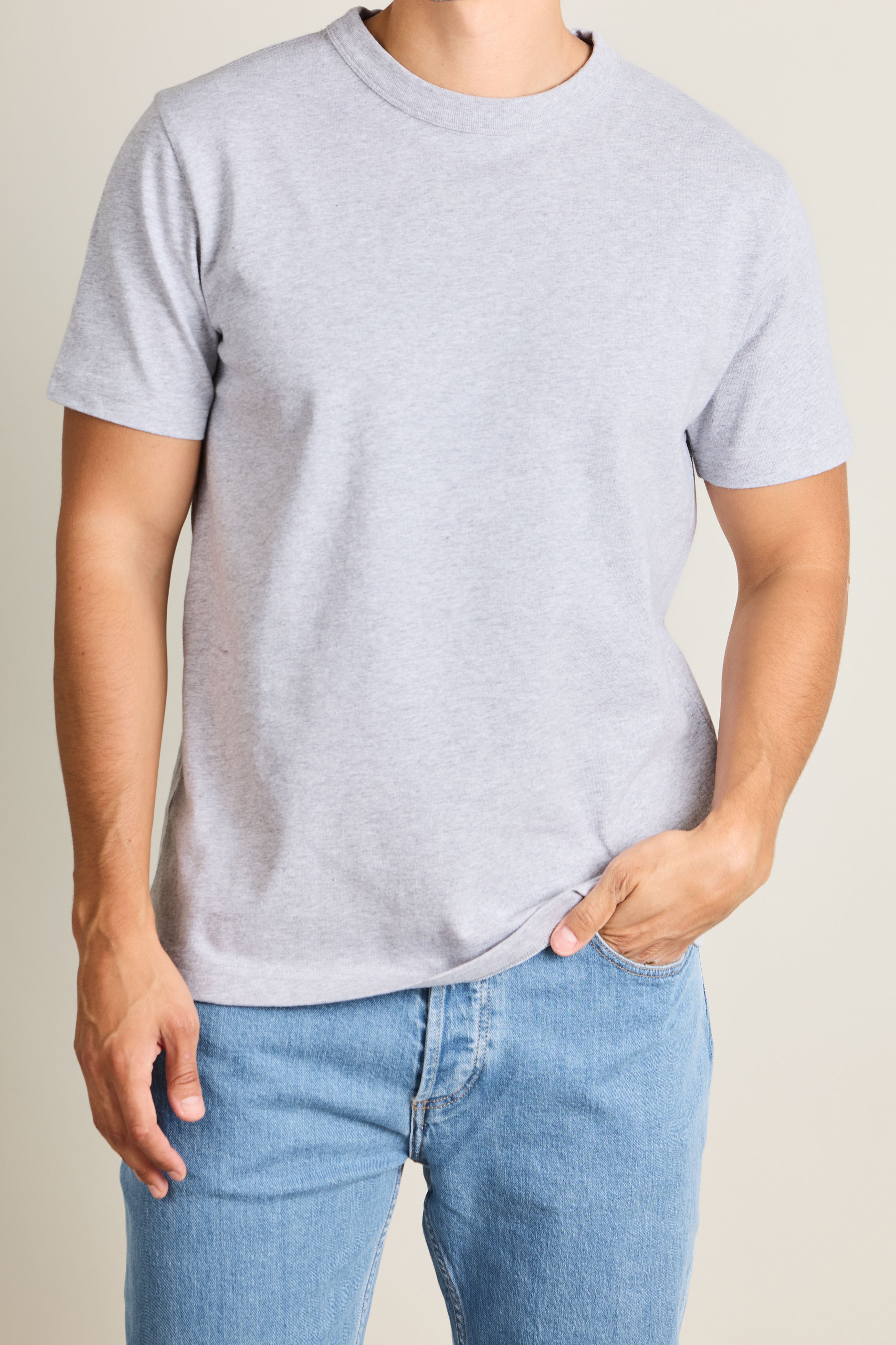 le-pantalon-t-shirts-homme-coton-pais-gris-chin-300g image 4