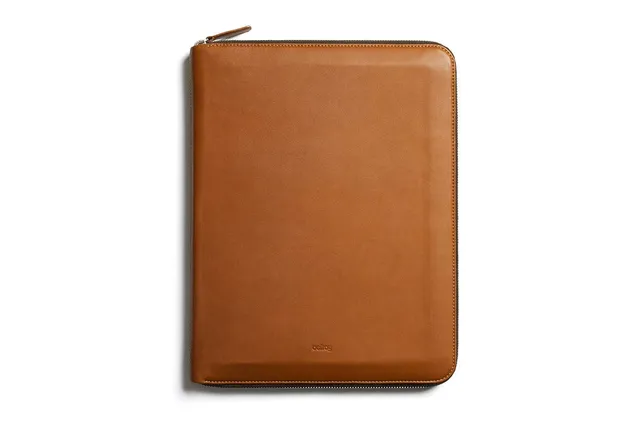 bellroy-work-folio-a4-porte-documents-cuir-caramel image 1