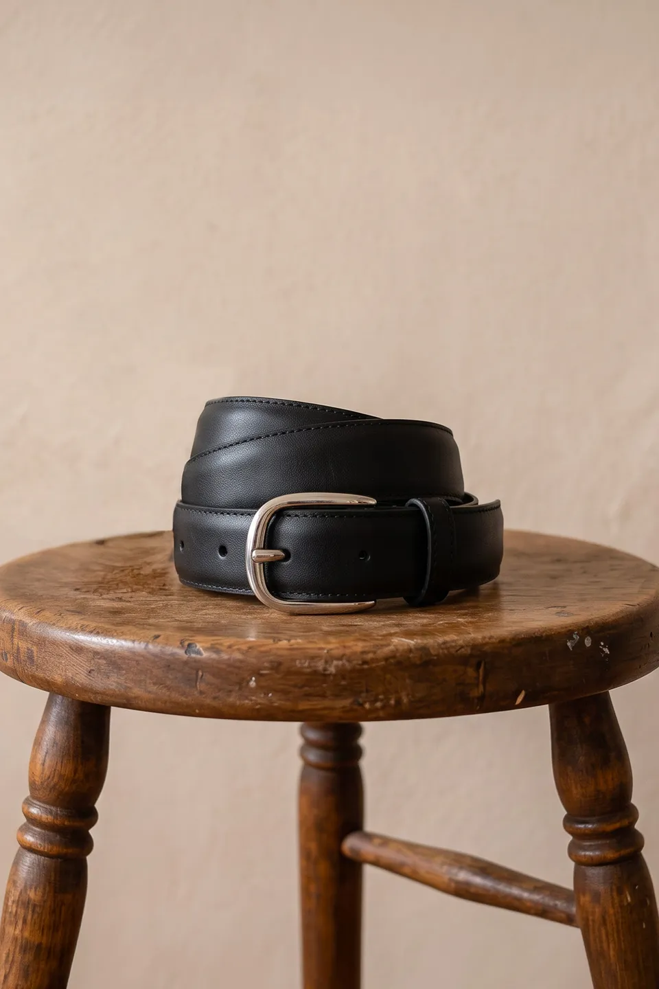 le-pantalon-ceinture-cuir-lisse-noire-ceinture-homme-taille-unique image 1