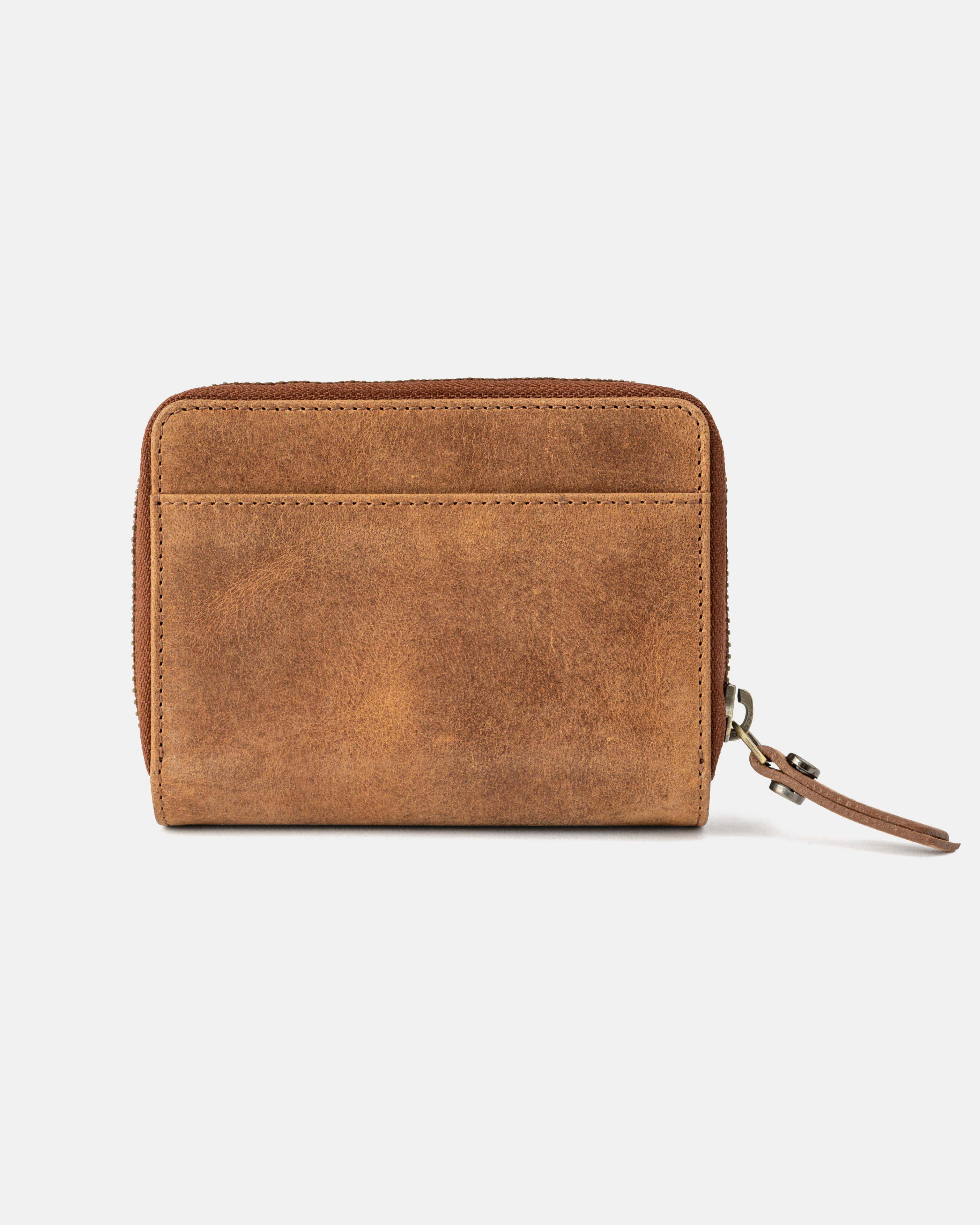 berliner-bags-sally-portefeuille-cuir-camel-zip-compact image 6